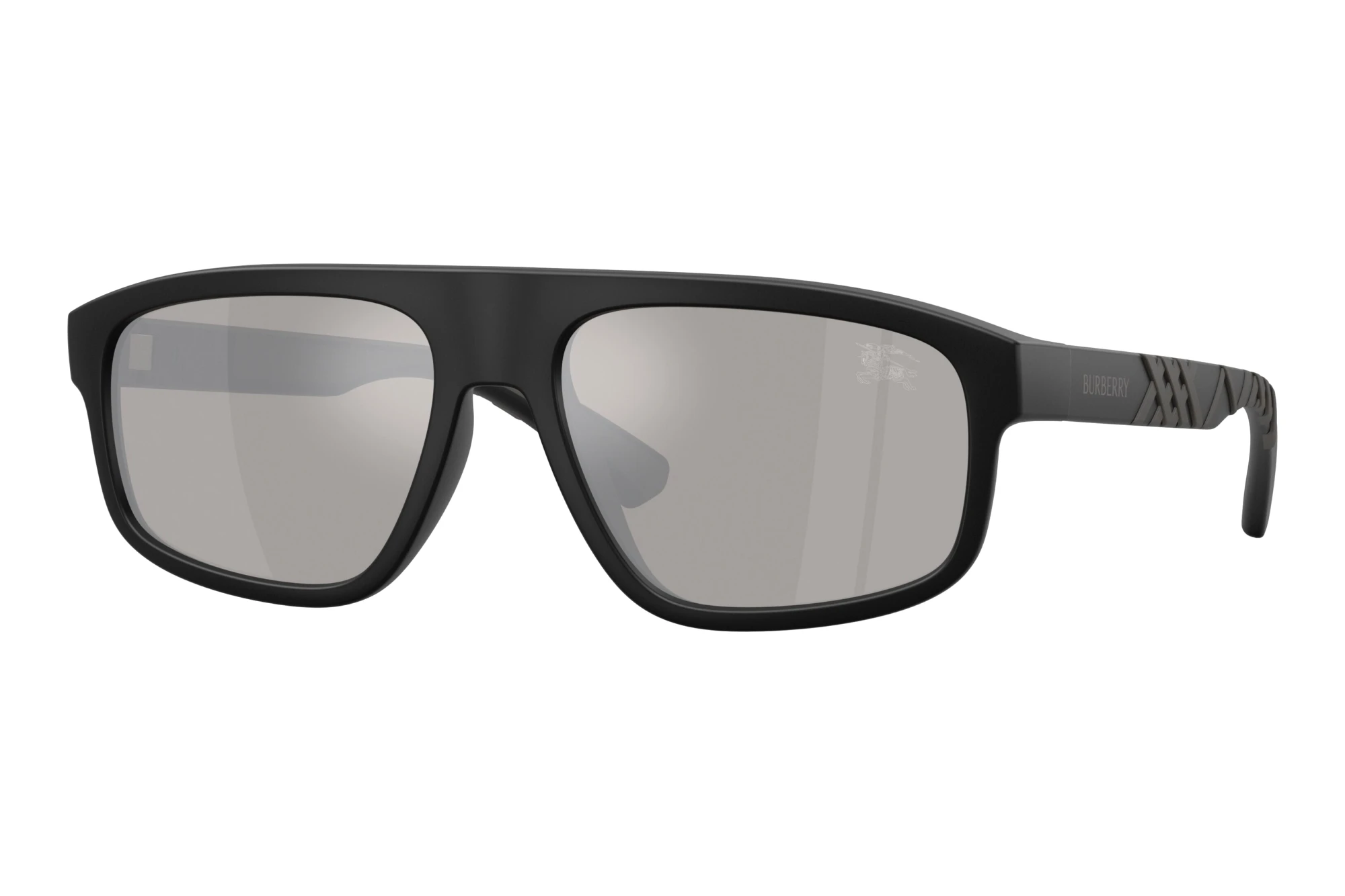 Burberry BE4501U 42606G Light Grey Mirror SilverMatte Black Burberry BE4501U 42606G Light Grey Mirror SilverMatte Black