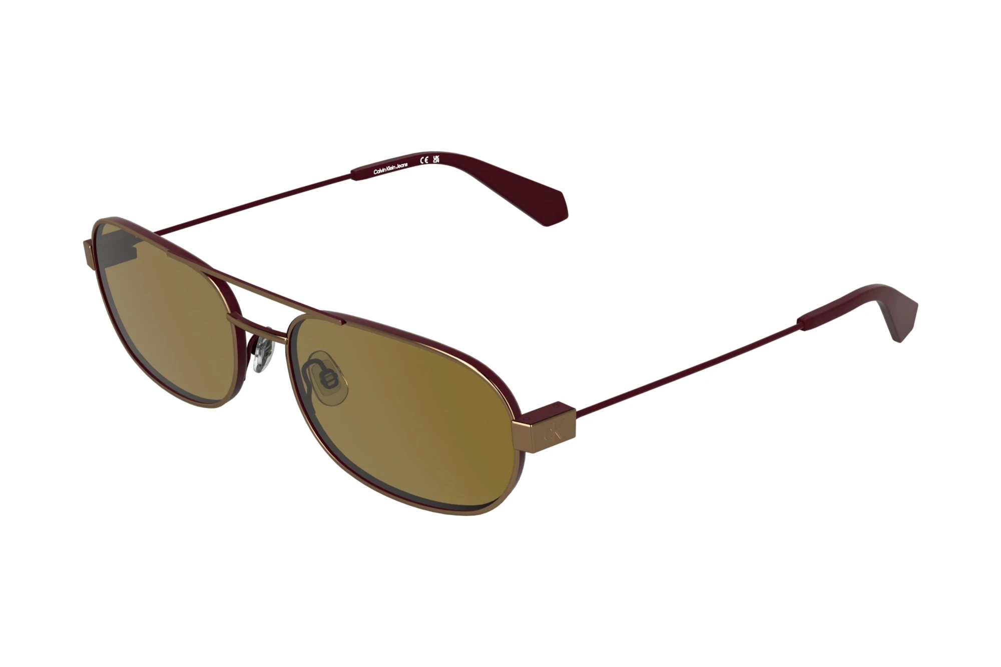 Calvin Klein CKJ26202S 705 YELLOW AMBER GOLD/MATTE BURGUNDY Calvin Klein CKJ26202S 705 YELLOW AMBER GOLD/MATTE BURGUNDY