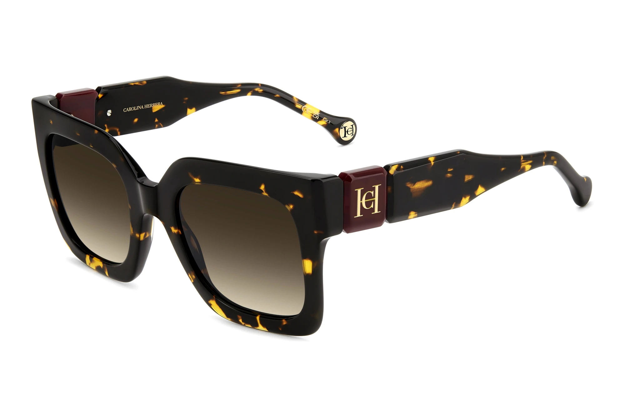 Carolina Herrera HER 0369/S 086/HA BROWN SHADEDHAVANA Carolina Herrera HER 0369/S 086/HA BROWN SHADEDHAVANA