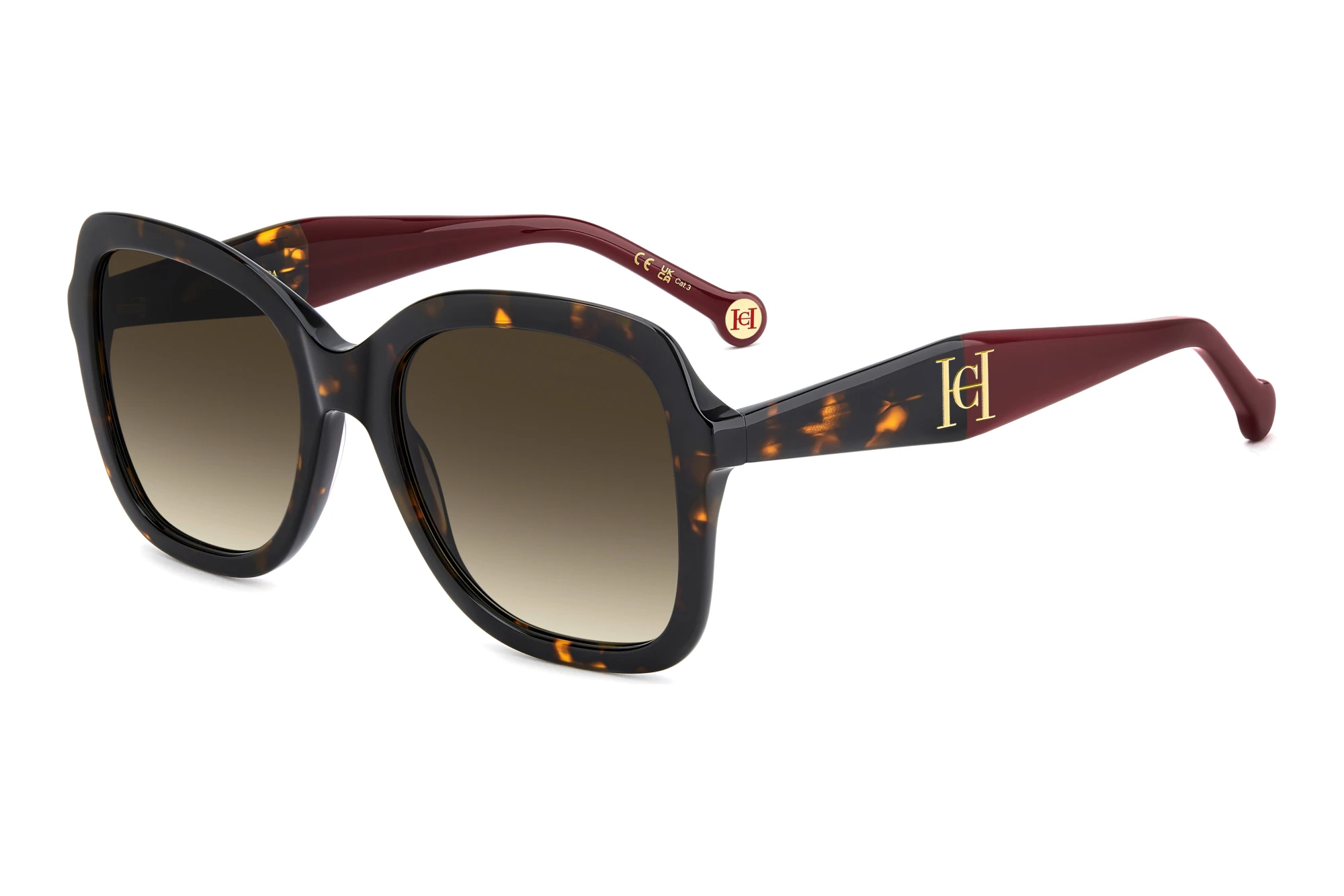 Carolina Herrera HER 0373/S 086/HA BROWN SHADEDHAVANA Carolina Herrera HER 0373/S 086/HA BROWN SHADEDHAVANA