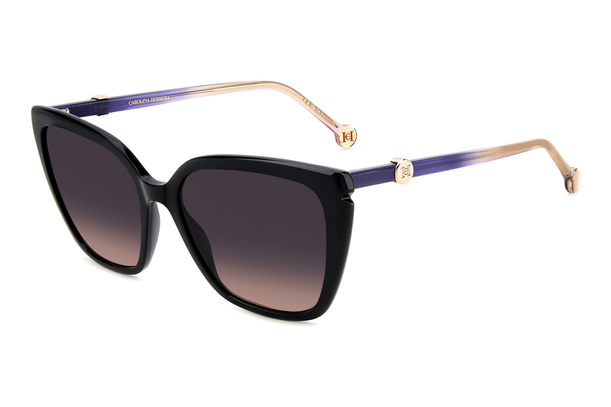 Carolina Herrera HER 0385/S OFE/TP FULMINI ML GREENPLUM BLACK Carolina Herrera HER 0385/S OFE/TP FULMINI ML GREENPLUM BLACK