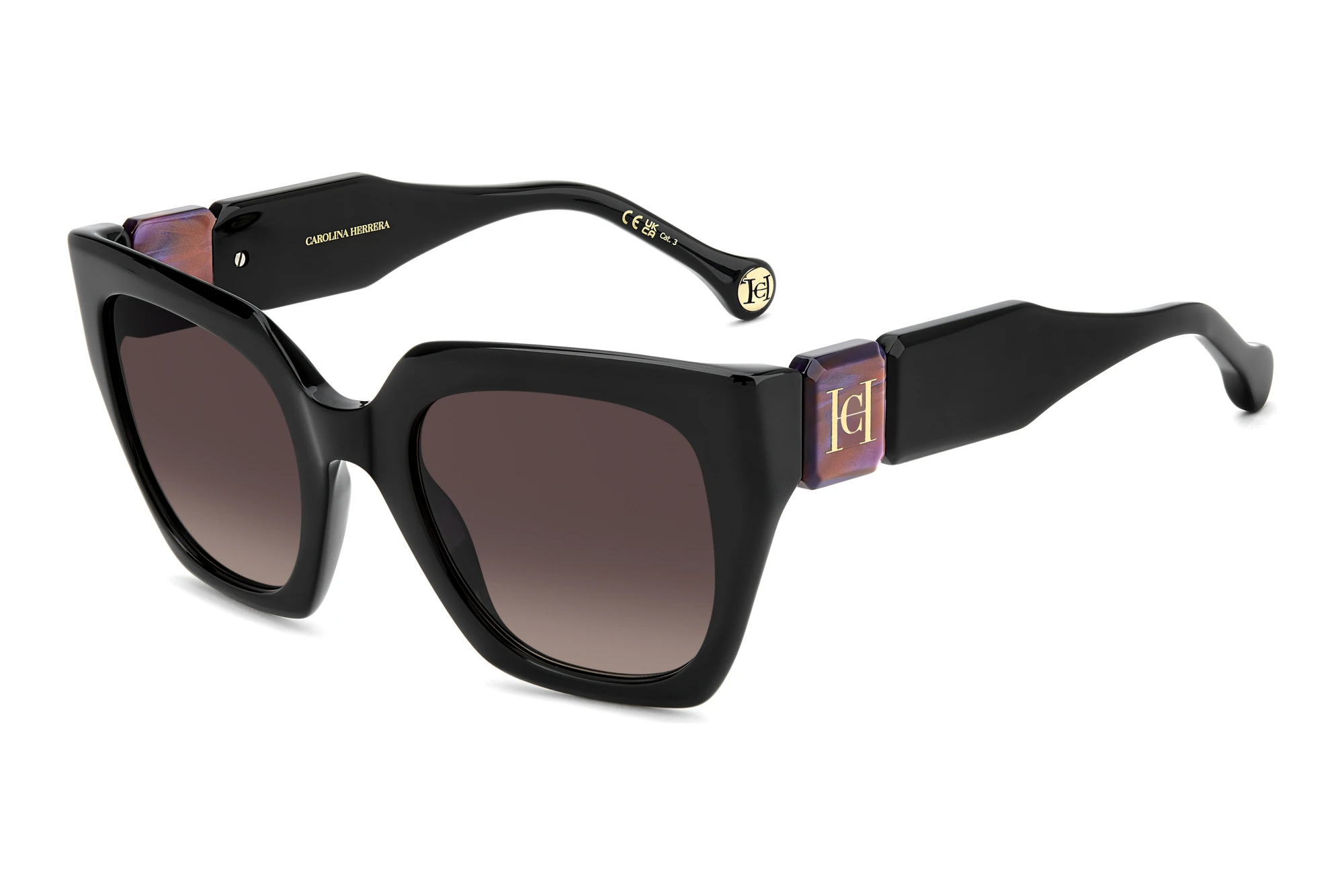 Carolina Herrera HER 0414/S 807/V5 BURGUNDY SHADED ORANGEBLACK Carolina Herrera HER 0414/S 807/V5 BURGUNDY SHADED ORANGEBLACK