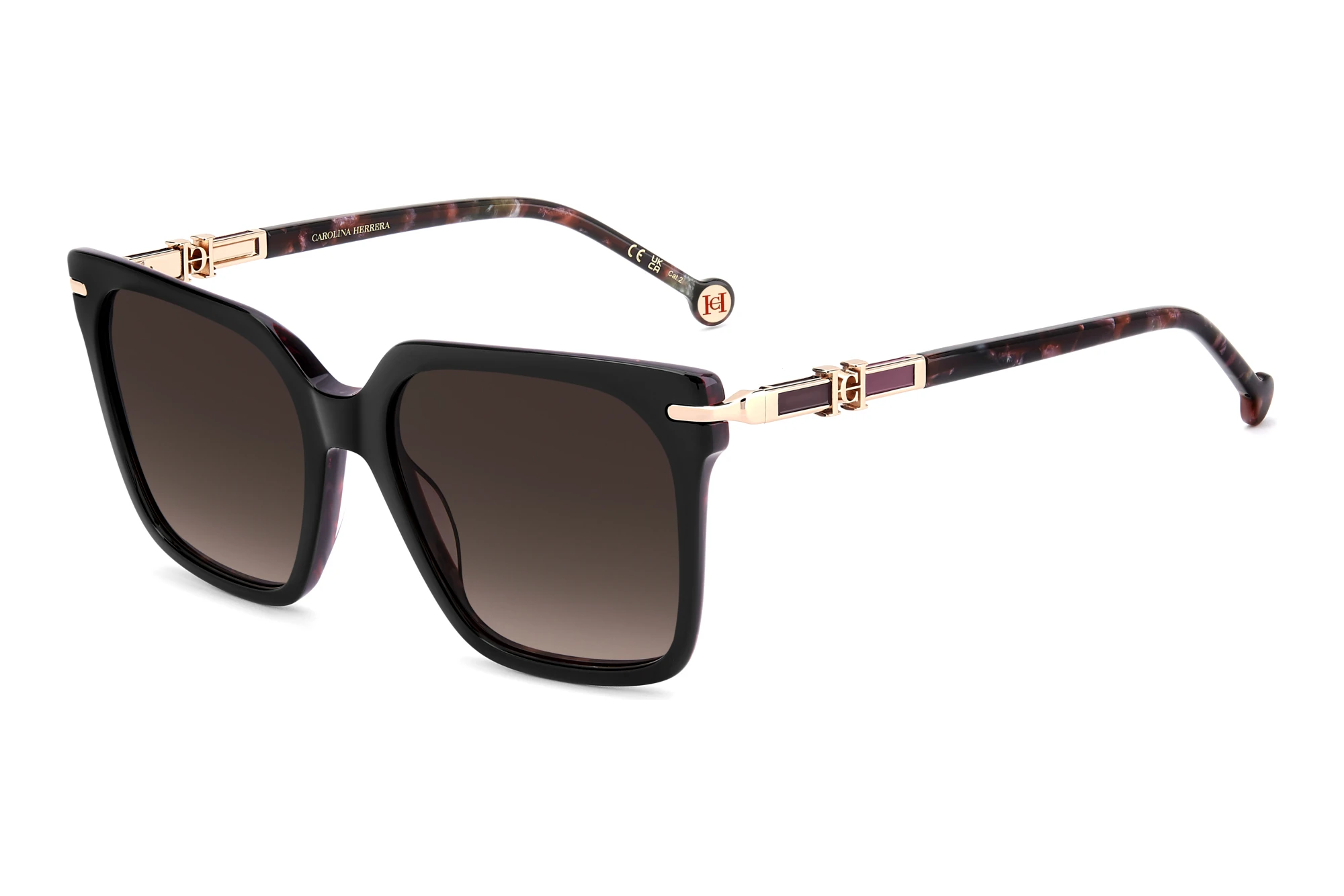 Carolina Herrera HER 0421/S EED/HA BROWN SHADEDRED HAVANA BLACK Carolina Herrera HER 0421/S EED/HA BROWN SHADEDRED HAVANA BLACK