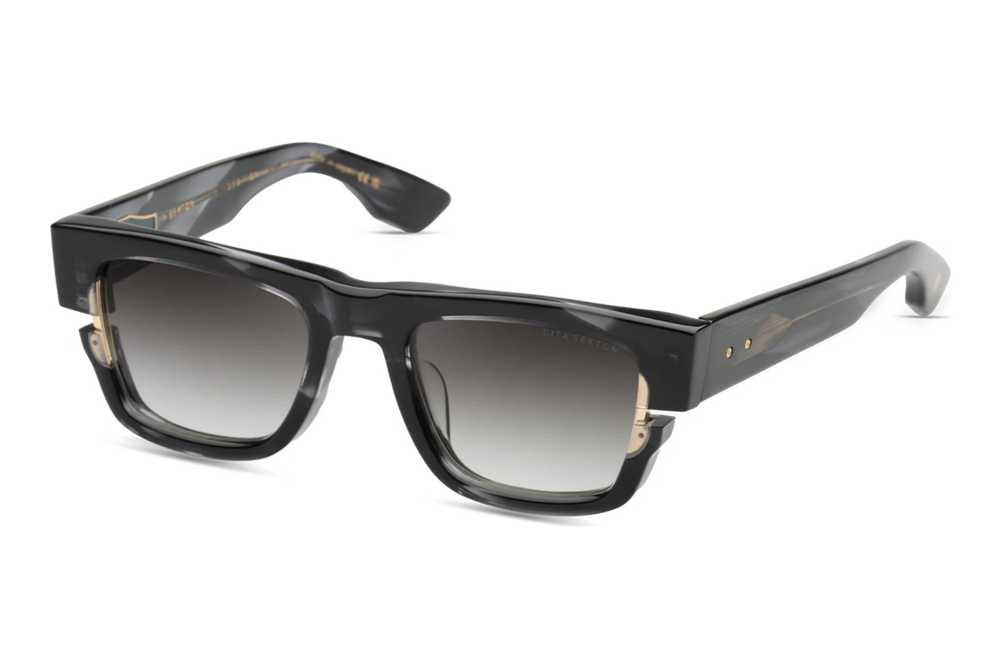 DITA DTS-122 06 GREY TO CLEAR GRADIENTINK SWIRL - YELLOW GOLD DITA DTS-122 06 GREY TO CLEAR GRADIENTINK SWIRL - YELLOW GOLD