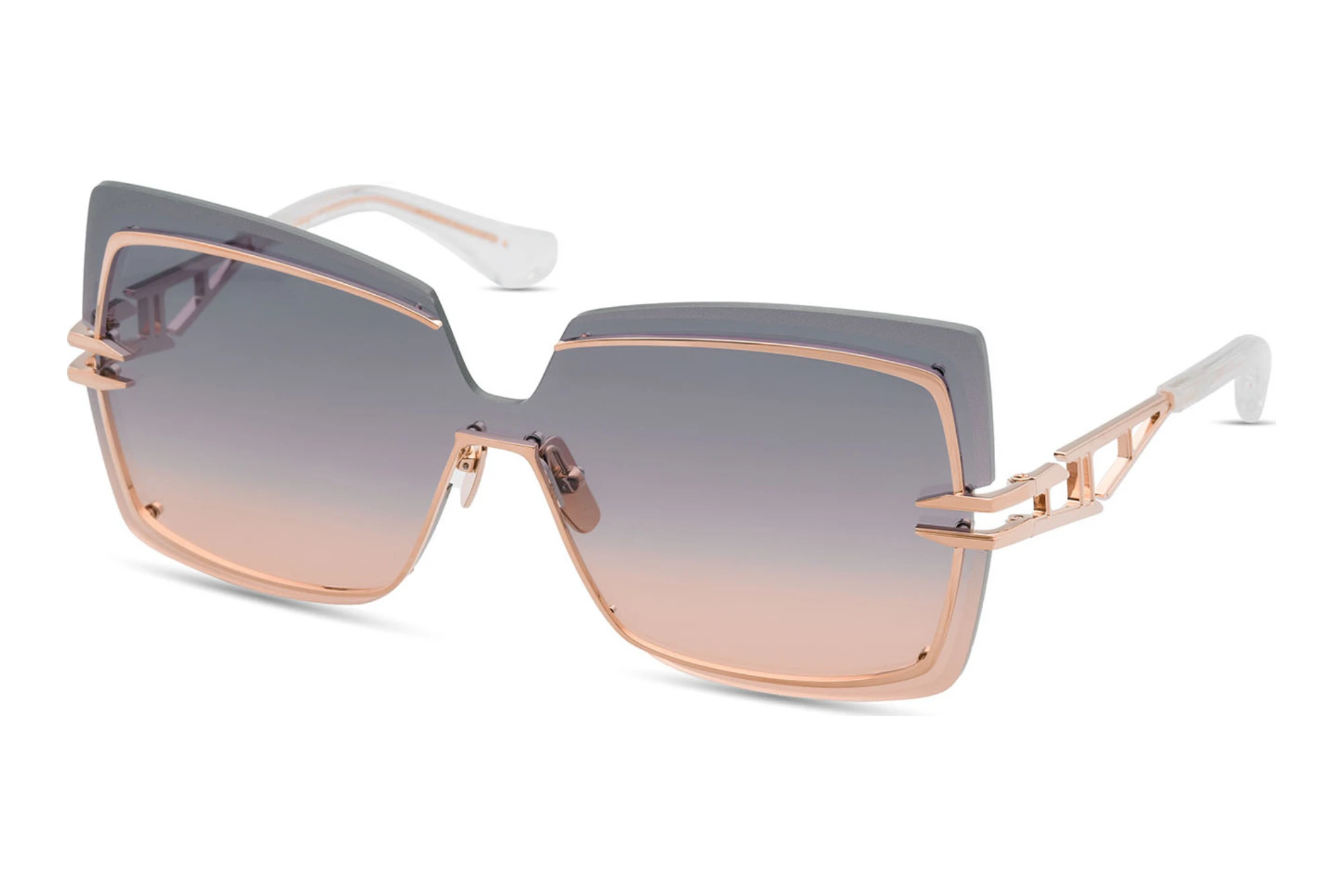 DITA DTS-440 03A DARK GREY TO PEACH GRADIENTROSE GOLD DITA DTS-440 03A DARK GREY TO PEACH GRADIENTROSE GOLD