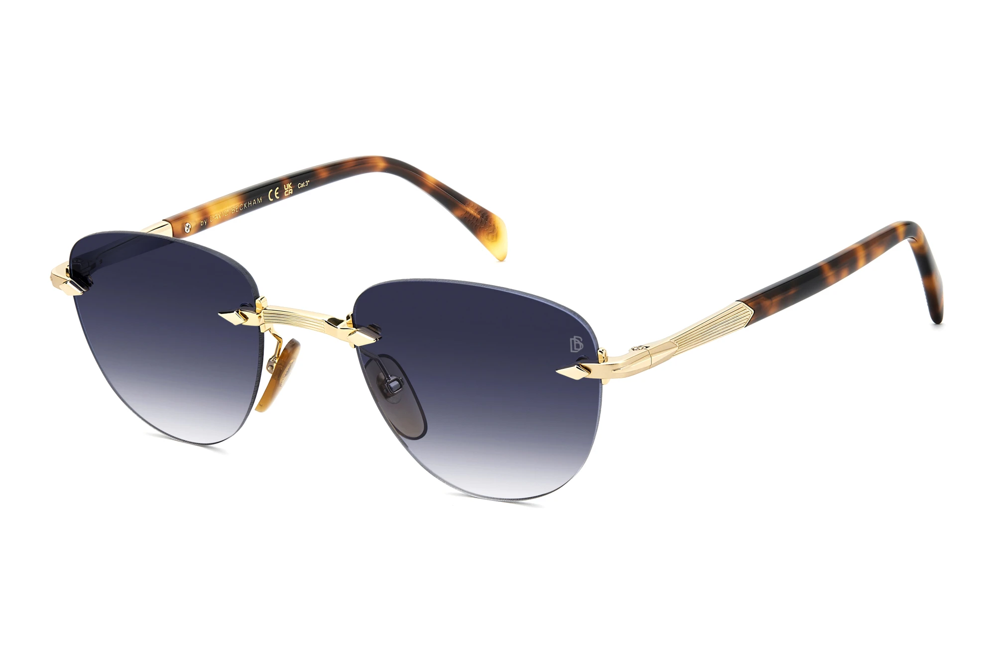 David Beckham DB 1224/S 0NR/08 BLUE SHADEDGOLD BROWN HAVANA David Beckham DB 1224/S 0NR/08 BLUE SHADEDGOLD BROWN HAVANA