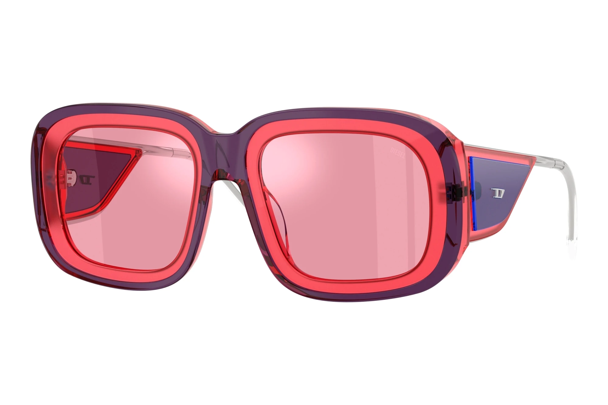 Diesel DL2015U 204930 Pink Mirror Internal SilverPink Transparent Diesel DL2015U 204930 Pink Mirror Internal SilverPink Transparent