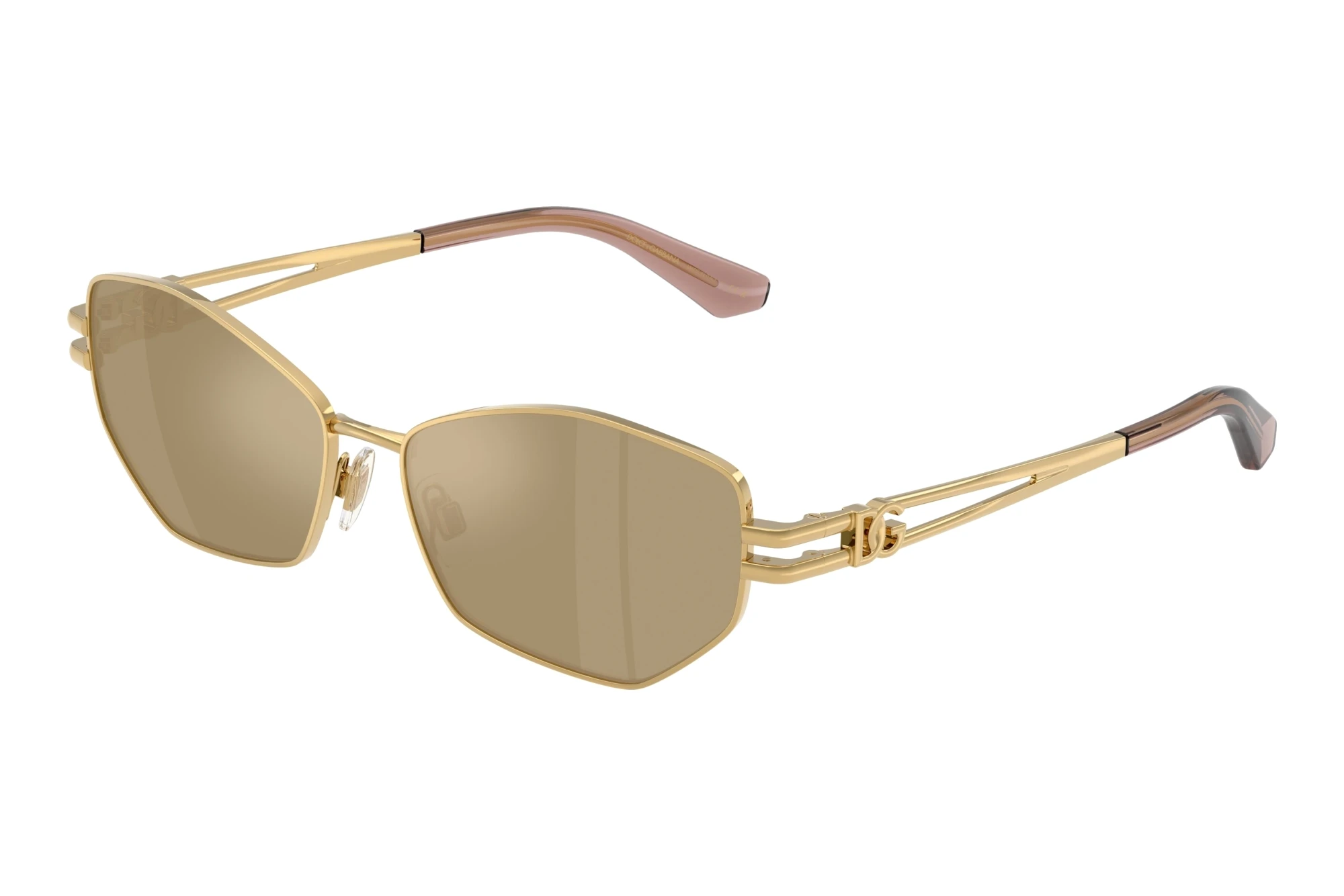 Dolce & Gabbana DG2338 02/03 Clear Mirror Real Yellow GoldGold Dolce & Gabbana DG2338 02/03 Clear Mirror Real Yellow GoldGold