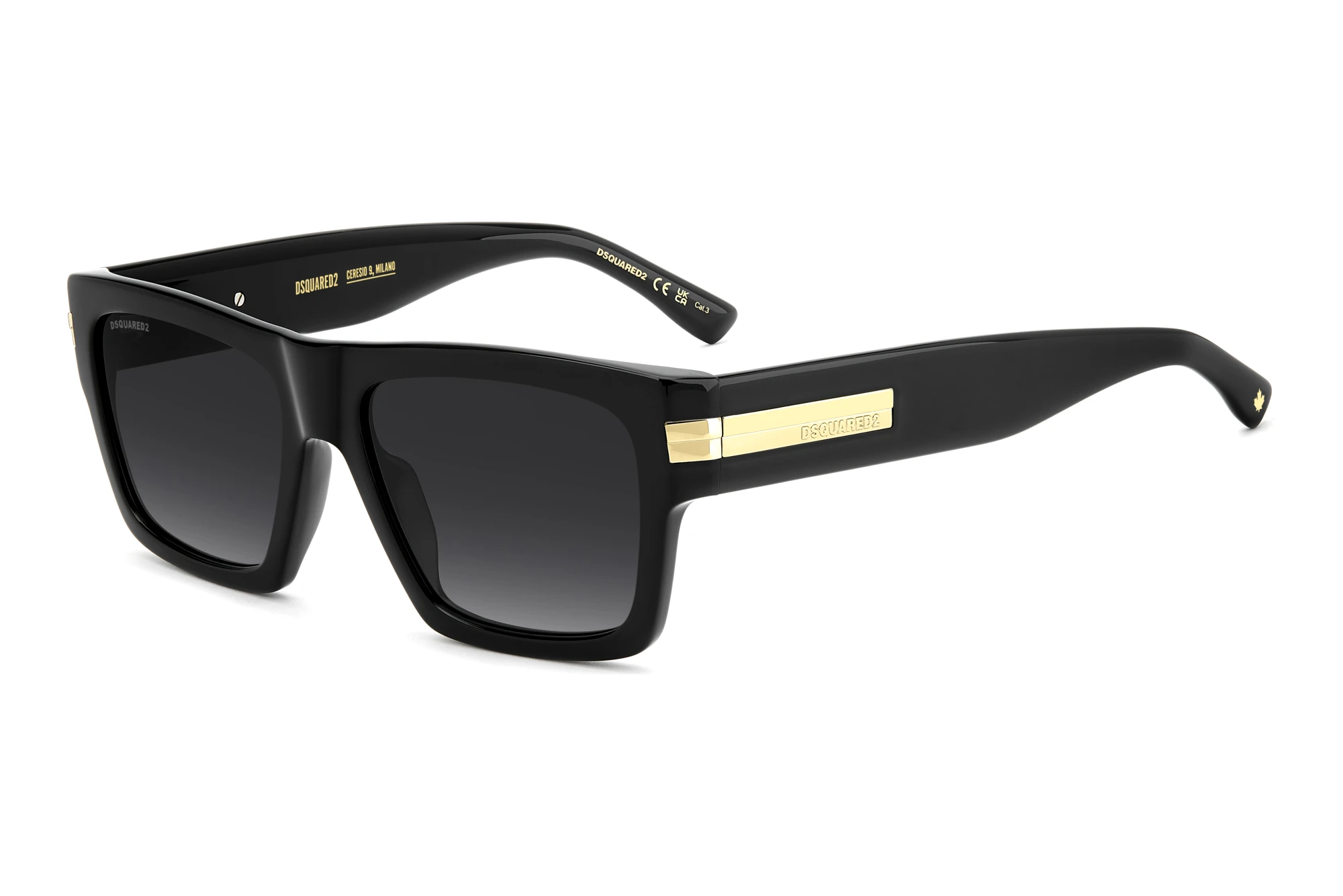 Dsquared2 D2 0198/S 807/9O DARK GREY SHADEDBLACK Dsquared2 D2 0198/S 807/9O DARK GREY SHADEDBLACK