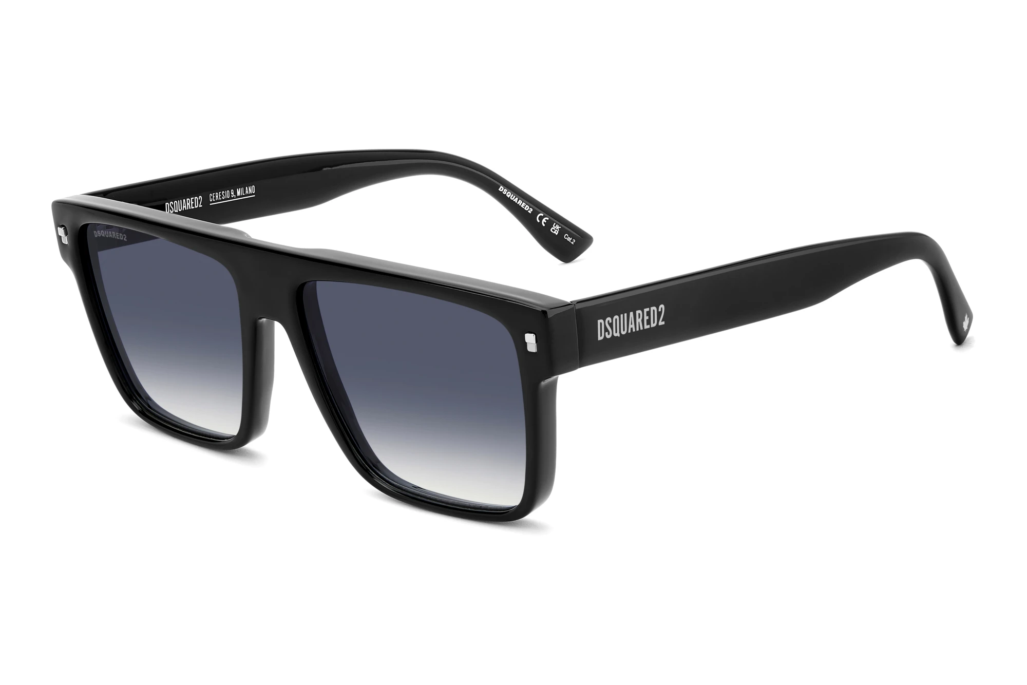 Dsquared2 D2 0222/S 807/08 BLUE SHADEDBLACK Dsquared2 D2 0222/S 807/08 BLUE SHADEDBLACK