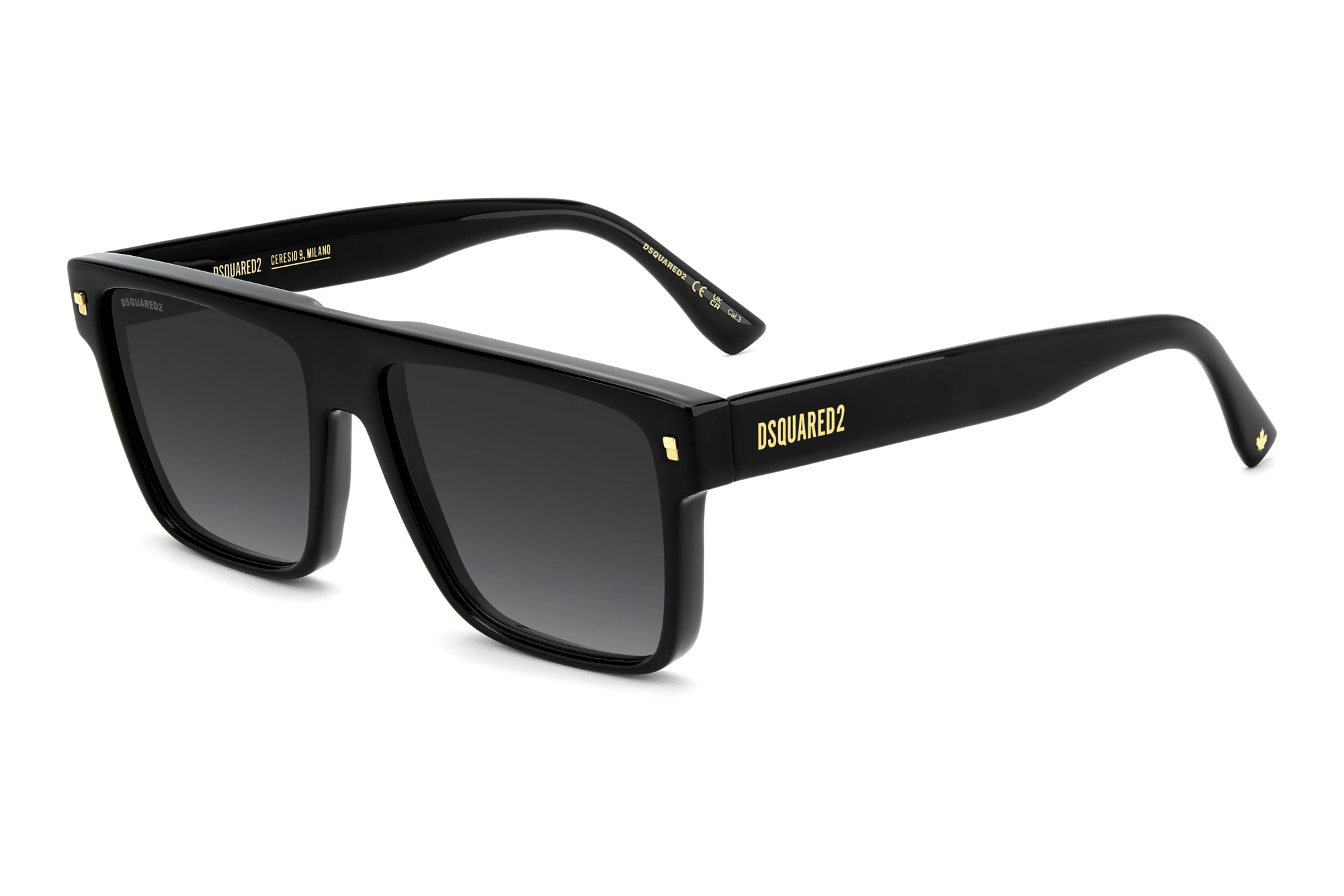 Dsquared2 D2 0222/S 807/9O GREY SHADEDBLACK Dsquared2 D2 0222/S 807/9O GREY SHADEDBLACK