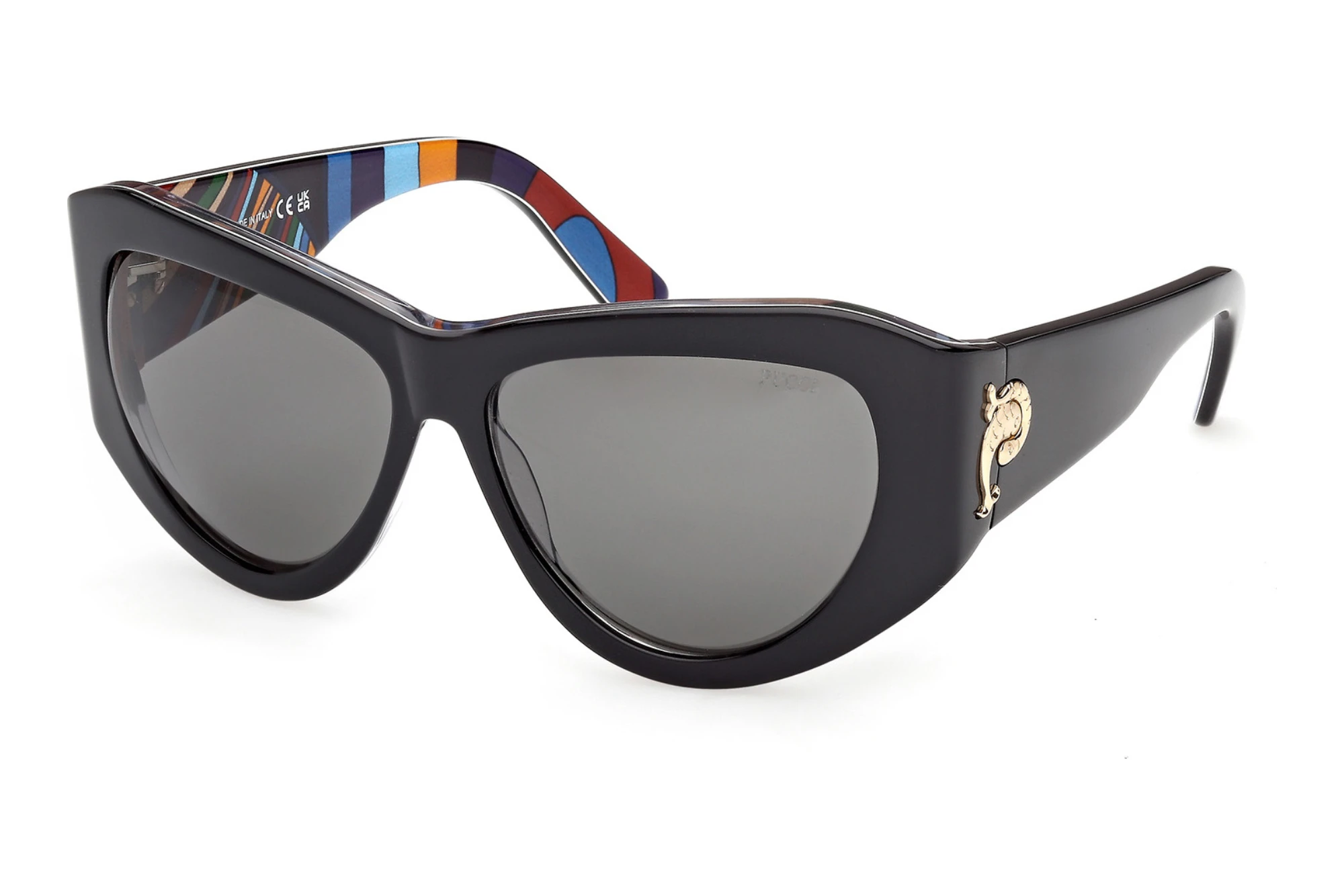 Emilio Pucci EP0241 05A grauSchwarz/Muster Emilio Pucci EP0241 05A grauSchwarz/Muster