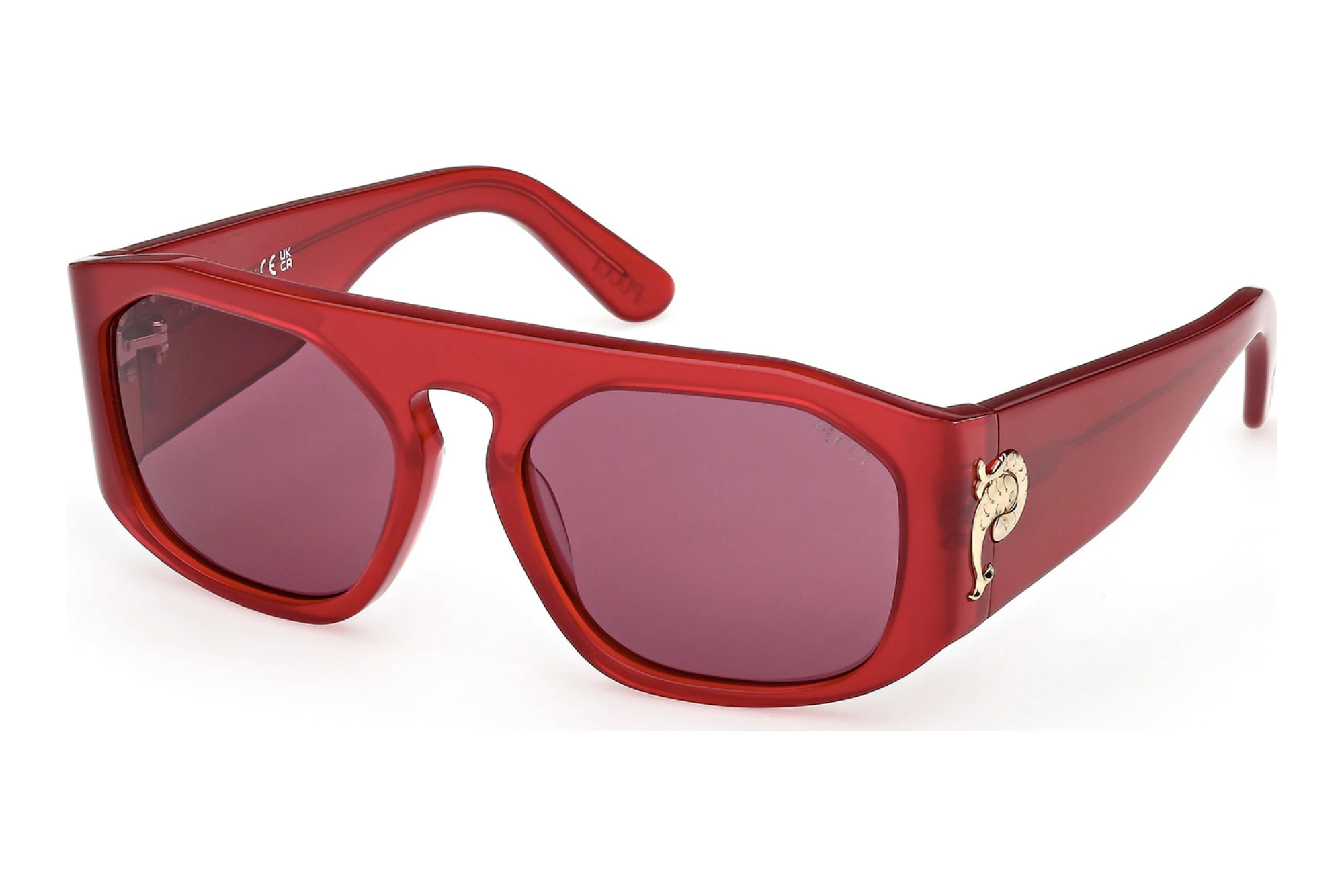 Emilio Pucci EP0242 66S bordeauxRot/Einfarbig Emilio Pucci EP0242 66S bordeauxRot/Einfarbig