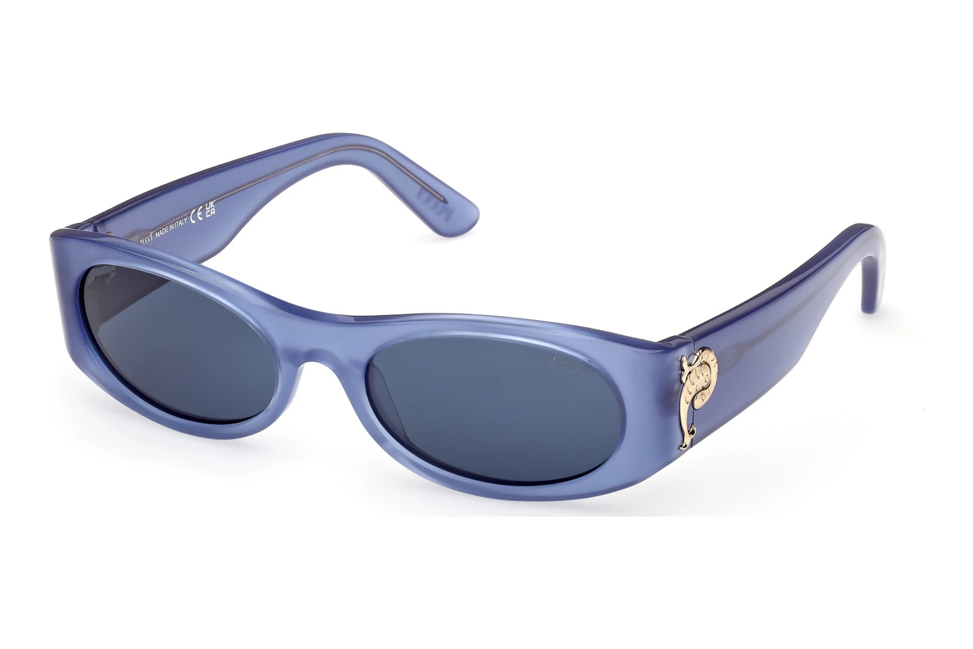 Emilio Pucci EP0243 90V blauGlänzend Hellblau Emilio Pucci EP0243 90V blauGlänzend Hellblau