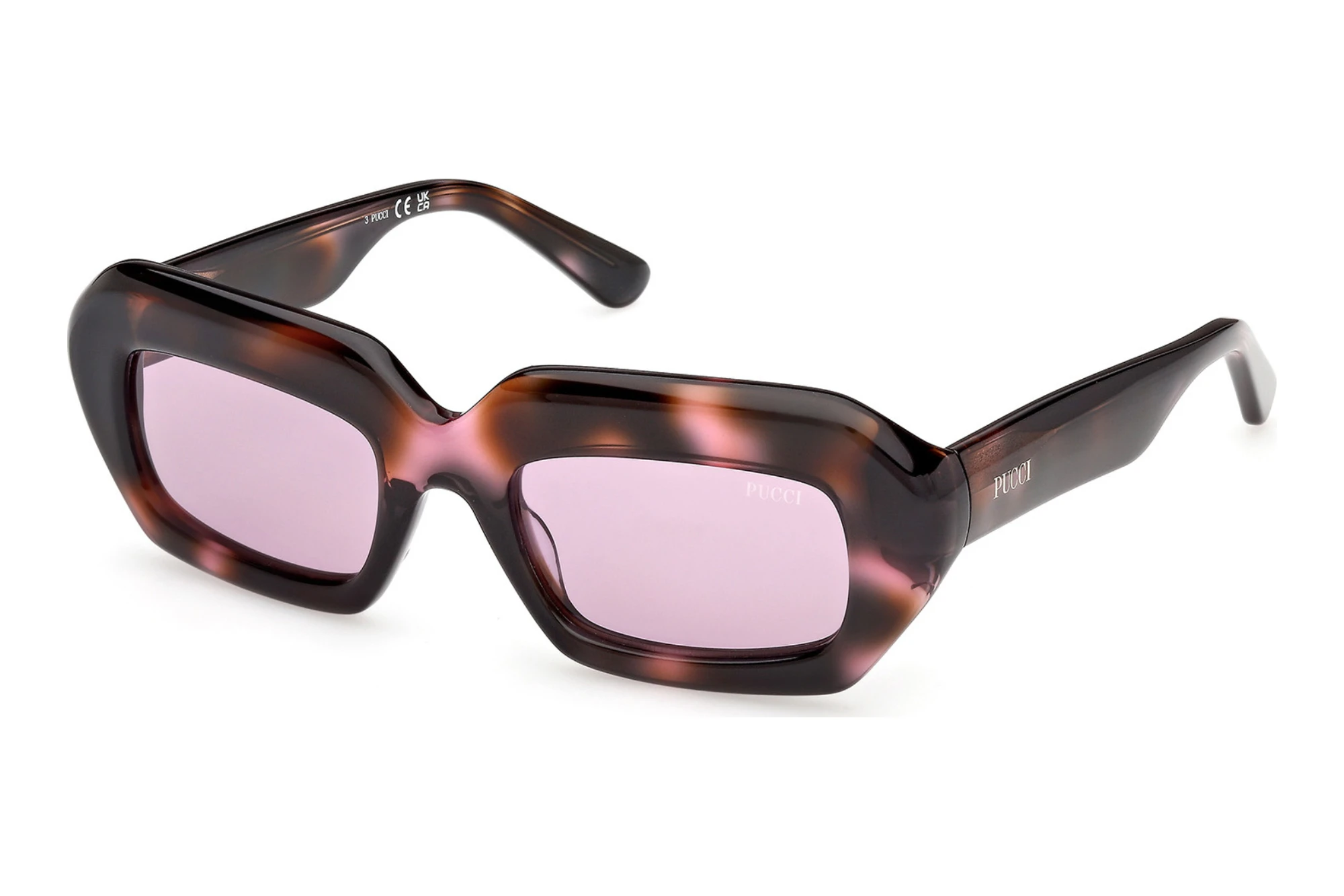 Emilio Pucci EP0245 55S bordeauxBunt Havanna Emilio Pucci EP0245 55S bordeauxBunt Havanna