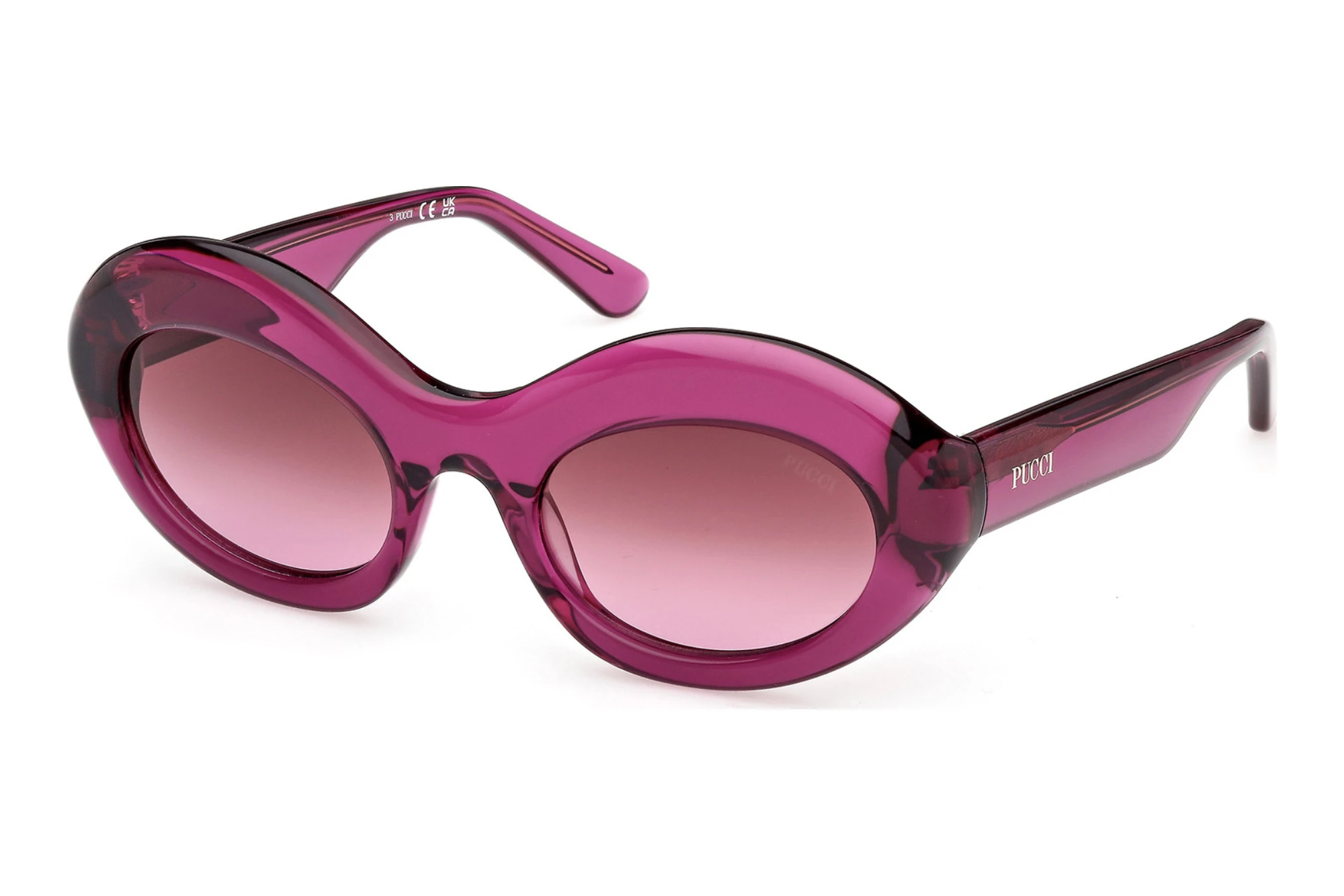 Emilio Pucci EP0246 81T bordeaux verlaufendViolett/Einfarbig Emilio Pucci EP0246 81T bordeaux verlaufendViolett/Einfarbig