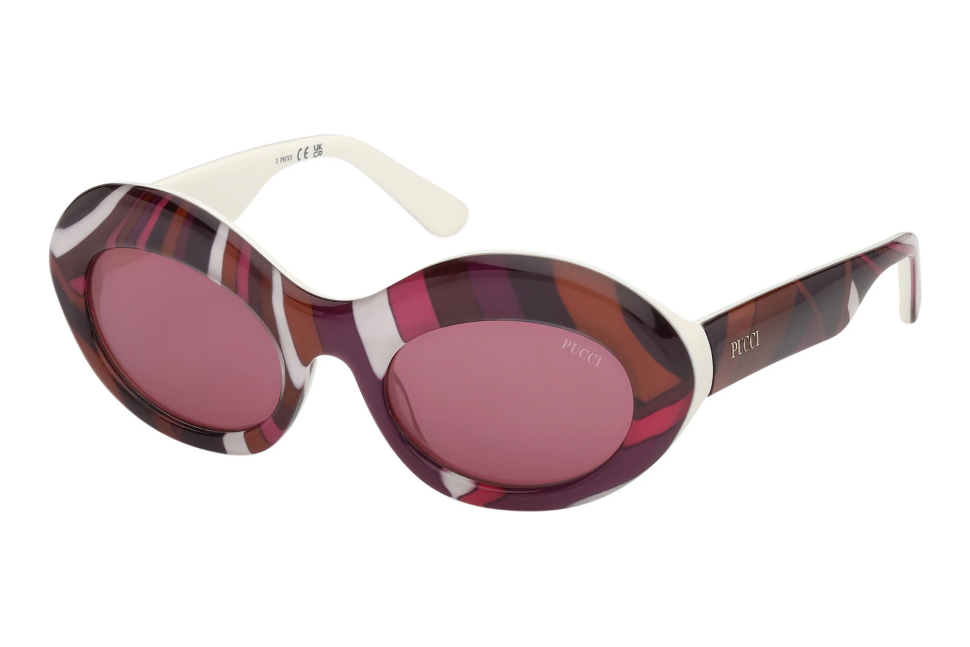 Emilio Pucci EP0246 99S bordeauxAnimalier/Muster Emilio Pucci EP0246 99S bordeauxAnimalier/Muster