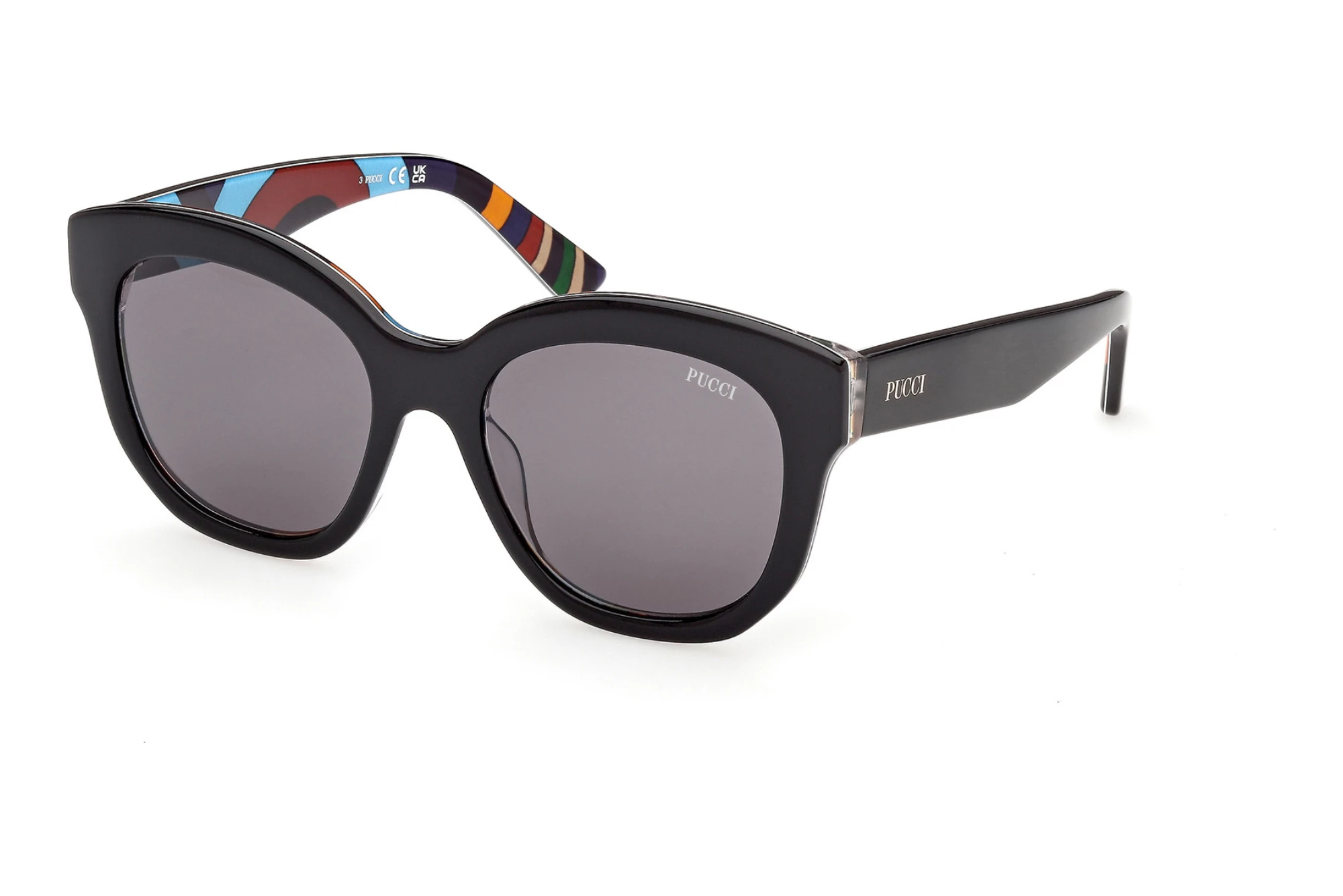 Emilio Pucci EP0254 05A grauSchwarz/Muster Emilio Pucci EP0254 05A grauSchwarz/Muster