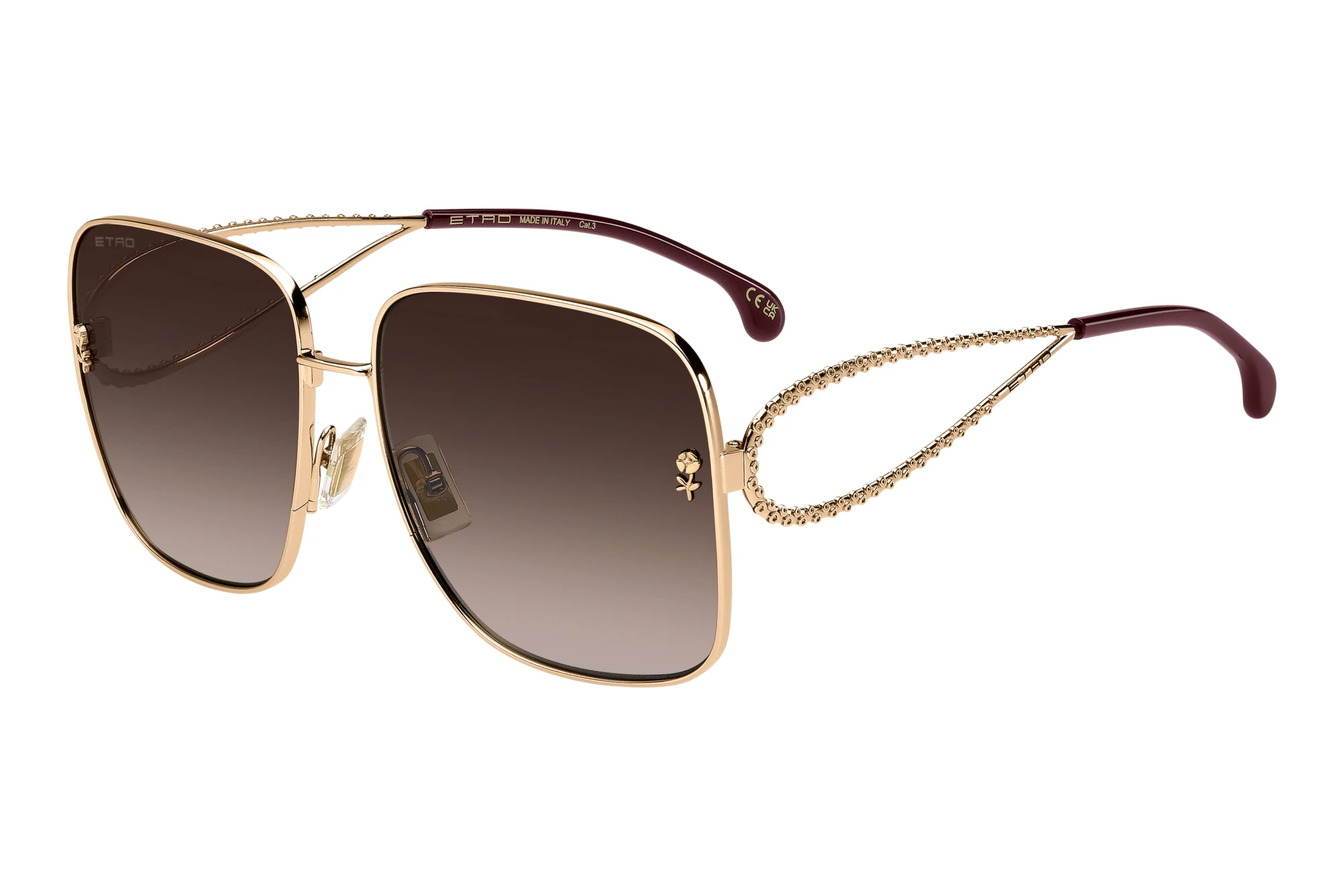 Etro ETRO 0070/S DDB/HA BROWN SHADEDGOLD COPPER Etro ETRO 0070/S DDB/HA BROWN SHADEDGOLD COPPER