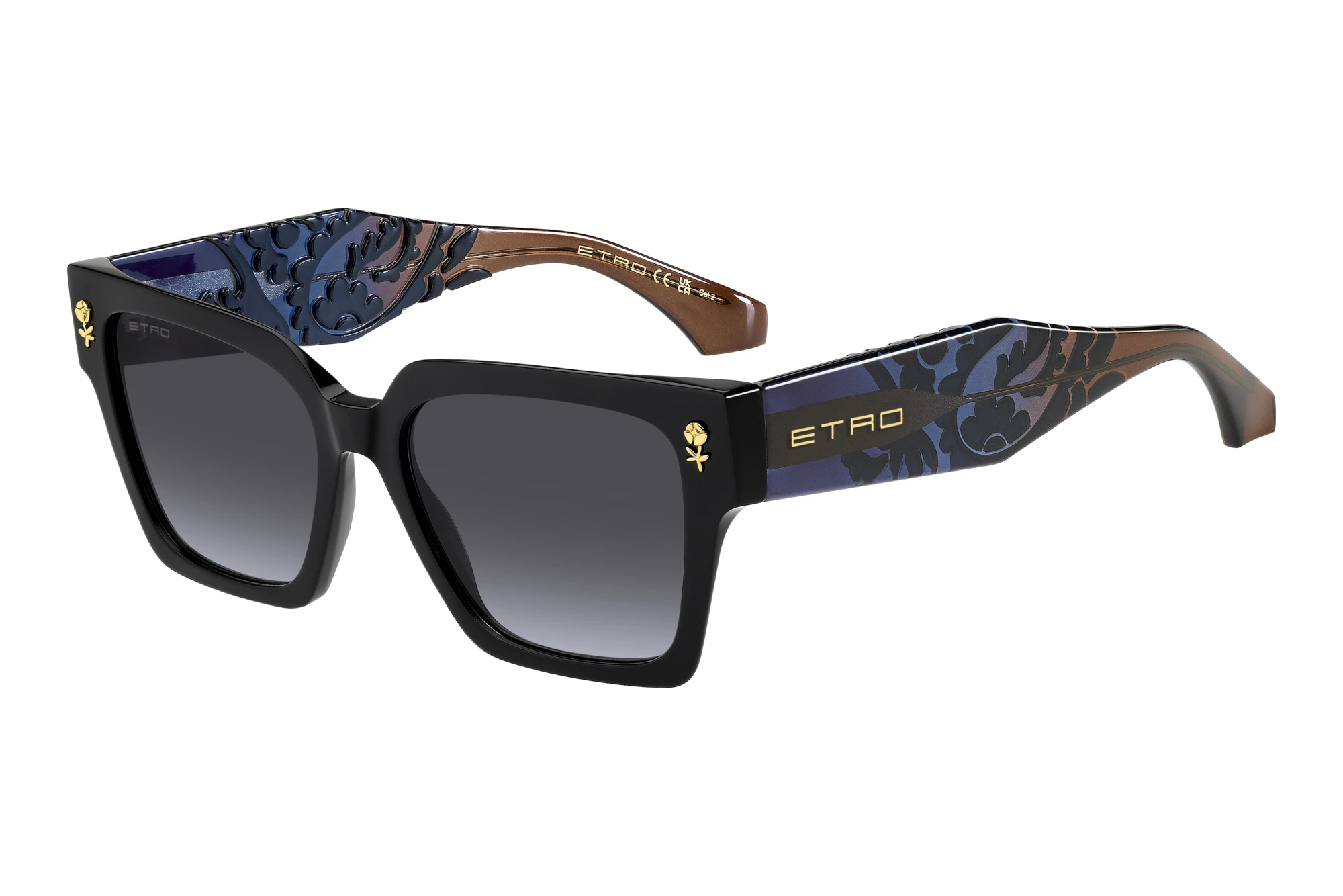 Etro ETRO 0128/S IPA/GB GREY AZURESHADED BROWN BLUE Etro ETRO 0128/S IPA/GB GREY AZURESHADED BROWN BLUE