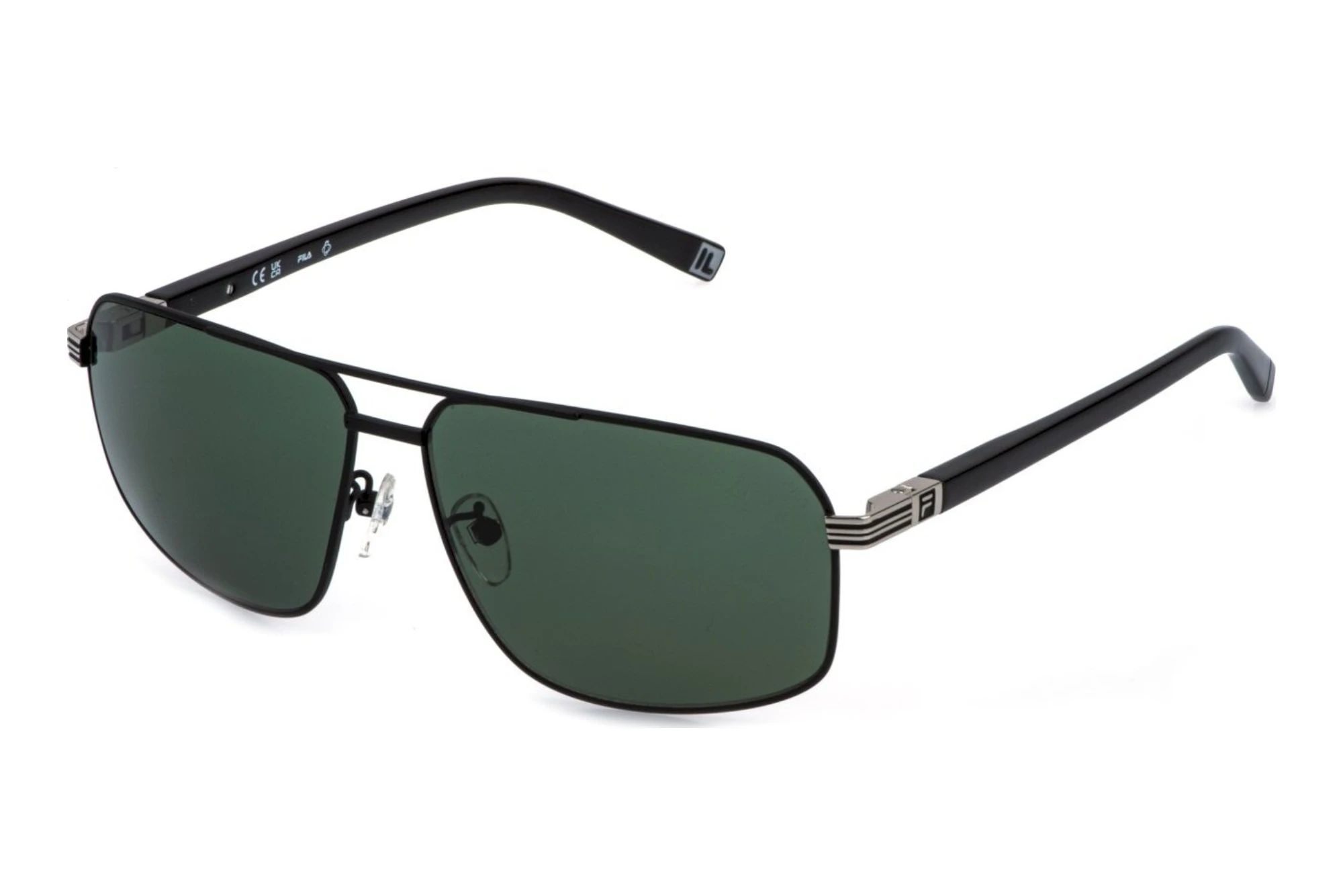 Fila SFID24 0541 GREENSEMI MATT BLACK W/SHINY PALLADIUM PARTS Fila SFID24 0541 GREENSEMI MATT BLACK W/SHINY PALLADIUM PARTS