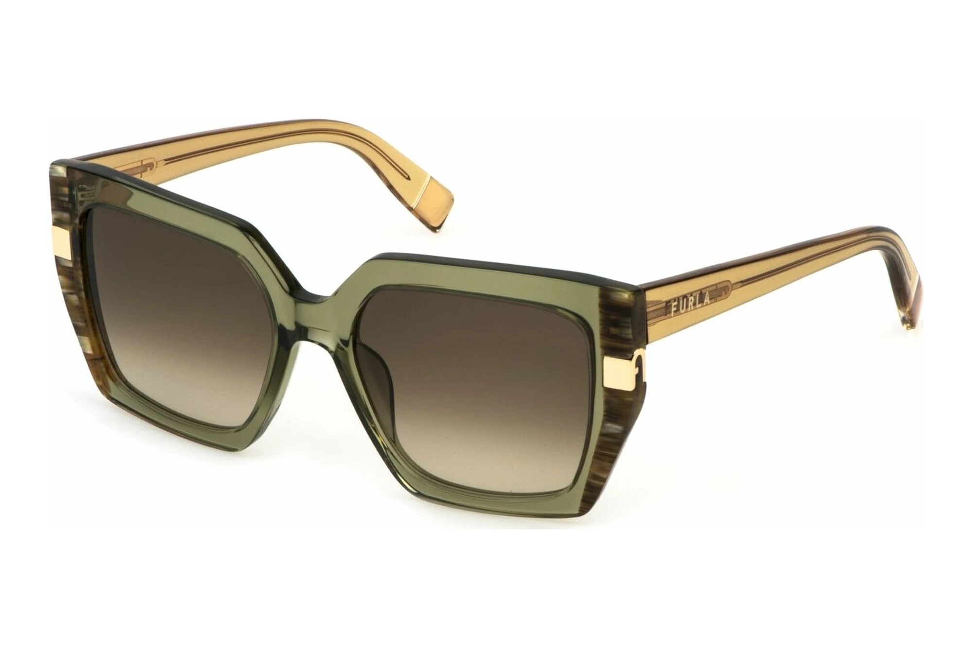 Furla SFU818 096R BROWN GRADIENT BROWNSHINY TRANSP.MILITARY GREEN Furla SFU818 096R BROWN GRADIENT BROWNSHINY TRANSP.MILITARY GREEN