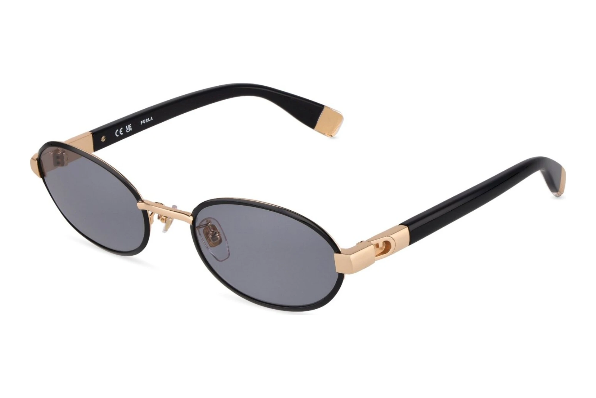 Furla SFUB51 0301 SMOKESH.ROSE GOLD W/BLACK PARTS Furla SFUB51 0301 SMOKESH.ROSE GOLD W/BLACK PARTS