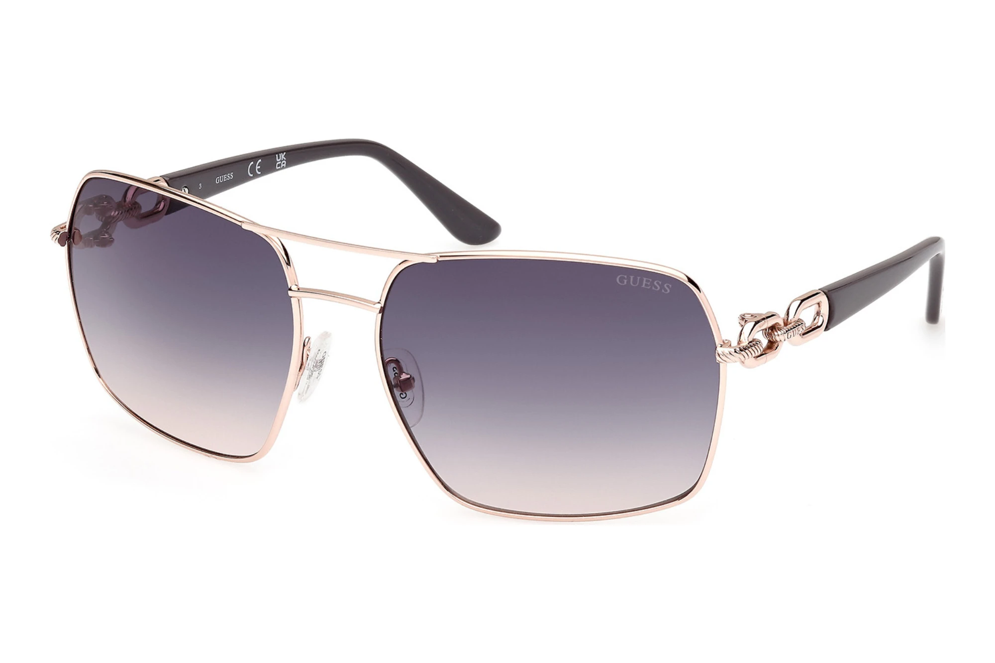 Guess GU00159 28W blau verlaufendGlänzend Rose Gold Guess GU00159 28W blau verlaufendGlänzend Rose Gold