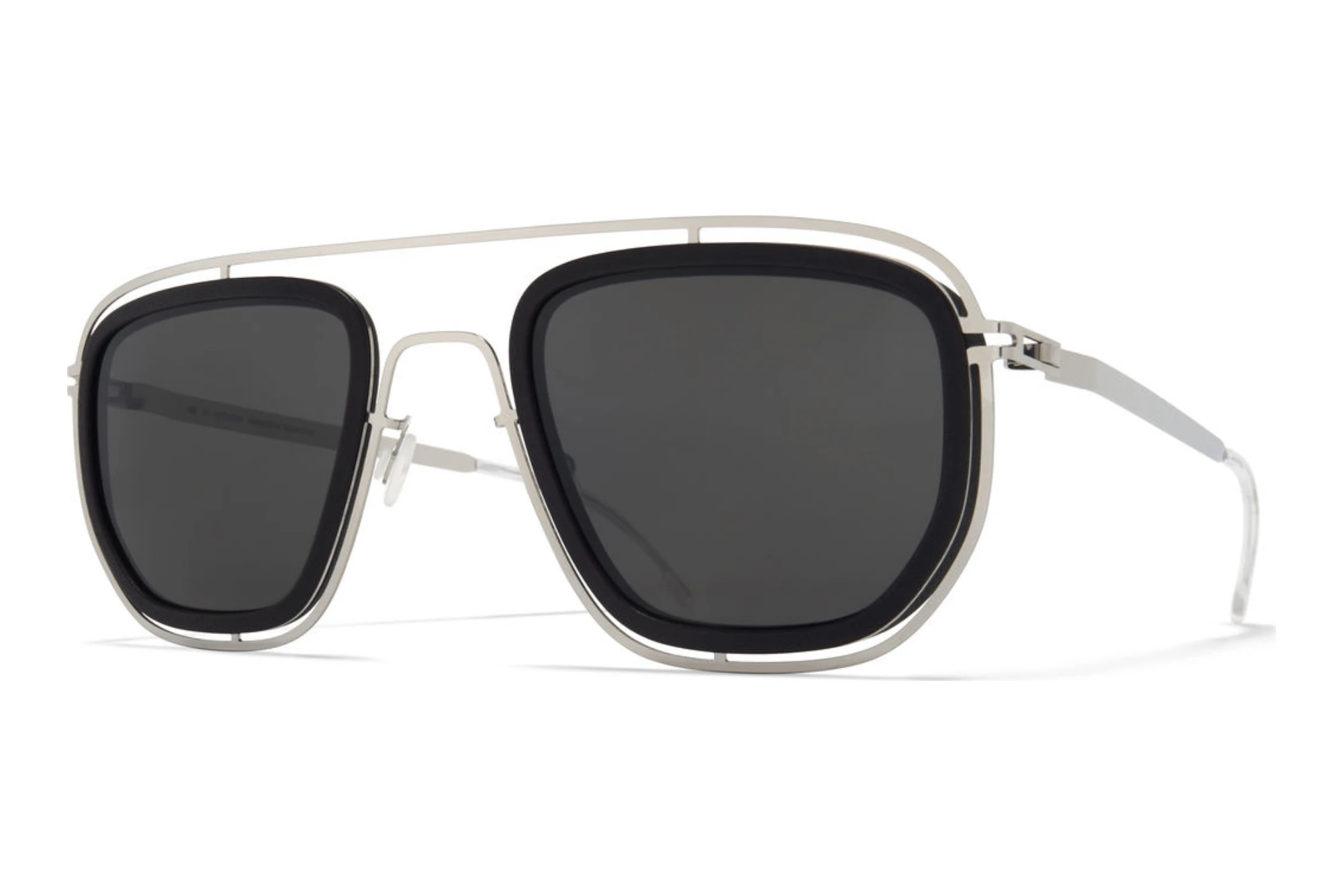 MYKITA FERLO SUN 351 Darkgrey SolidMH22-Pitch Black/Shiny Silver MYKITA FERLO SUN 351 Darkgrey SolidMH22-Pitch Black/Shiny Silver