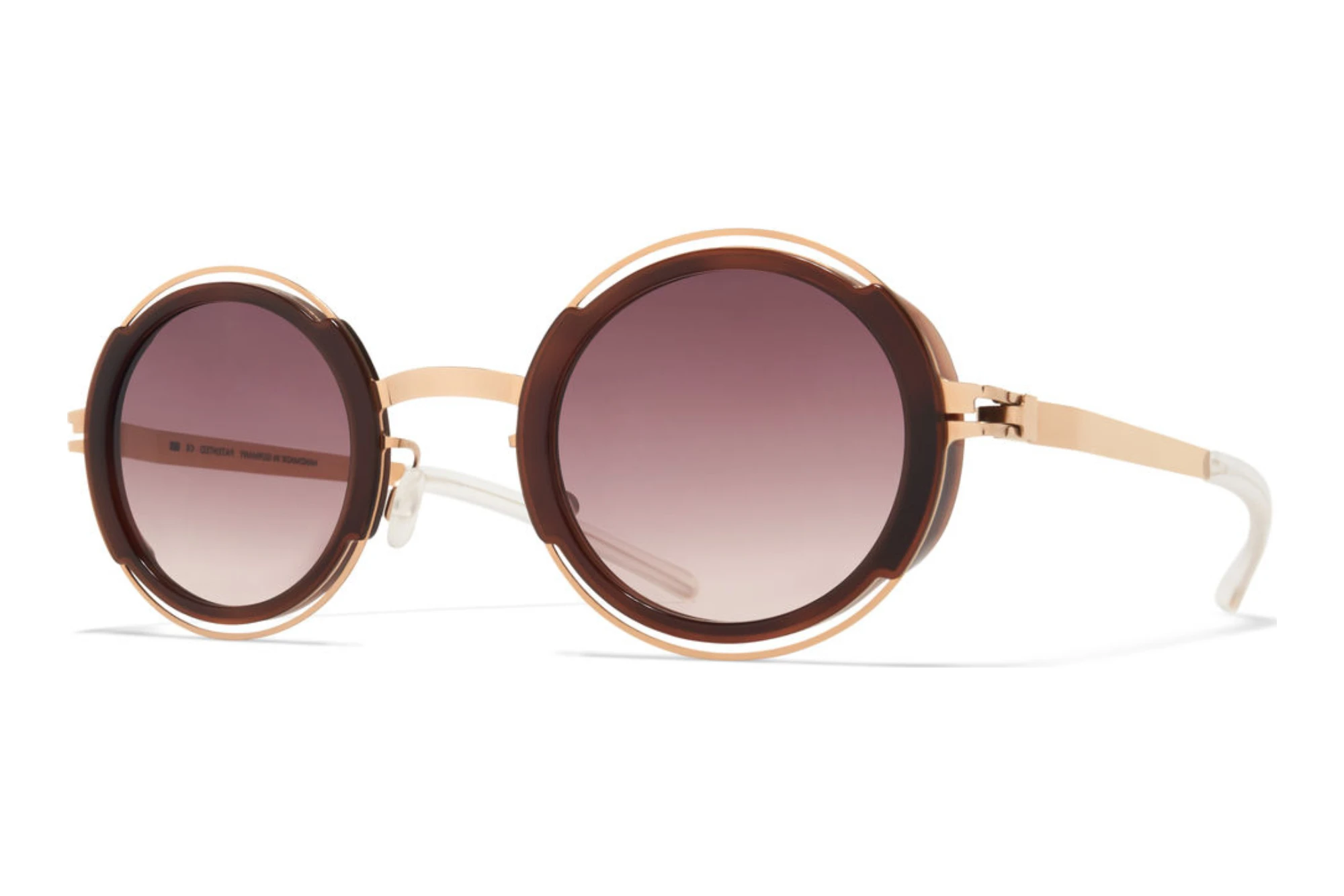 MYKITA PEARL SUN 919 Cedar Brown GradientA90-Champagne Gold/Zanzibar MYKITA PEARL SUN 919 Cedar Brown GradientA90-Champagne Gold/Zanzibar