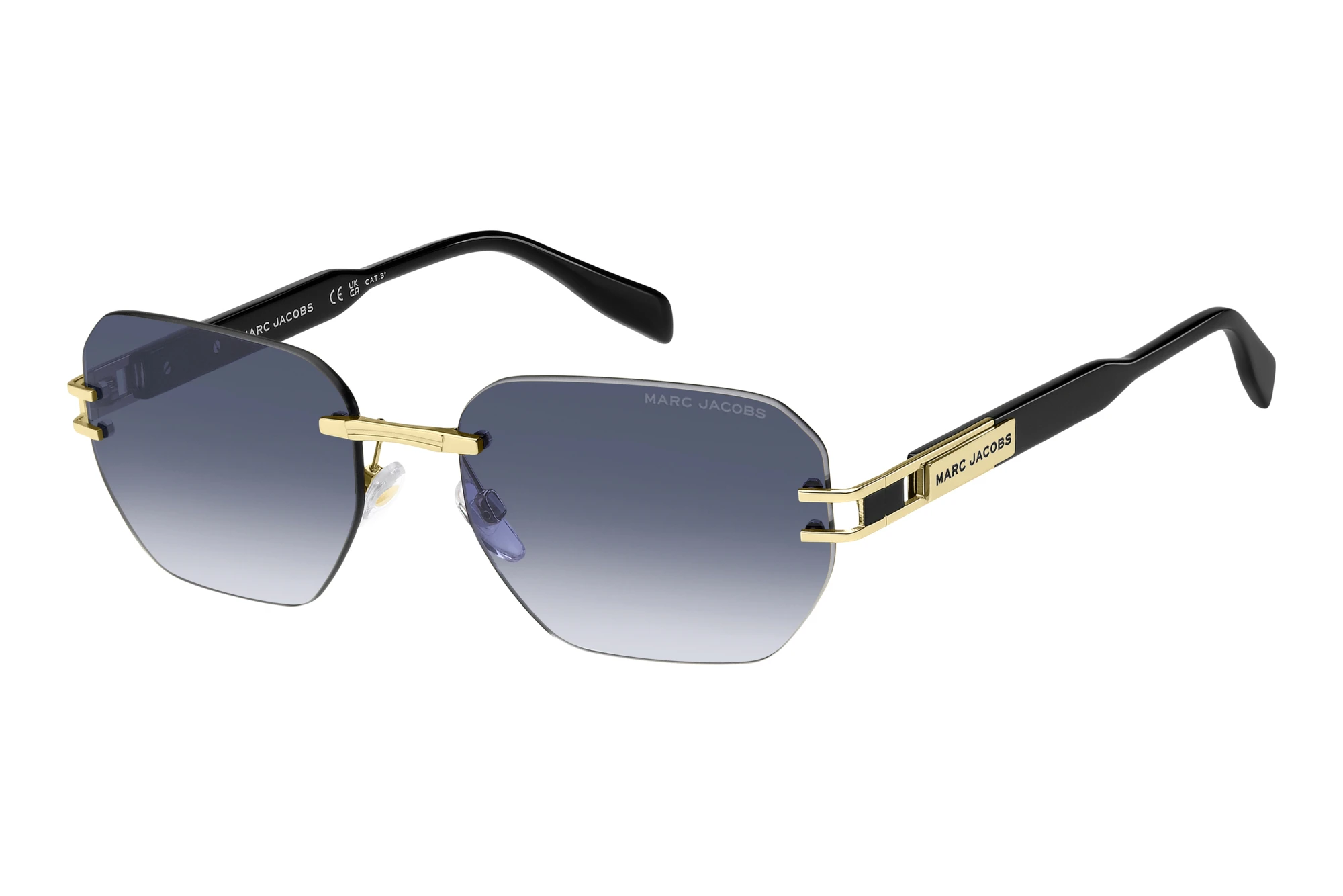 Marc Jacobs MARC 944/S RHL/08 BLUE SHADEDGOLD BLACK Marc Jacobs MARC 944/S RHL/08 BLUE SHADEDGOLD BLACK