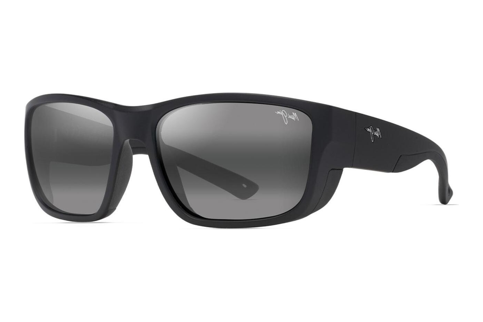 Maui Jim Amberjack 896-02 Neutral GreyMatte Black w/Black Rubber Maui Jim Amberjack 896-02 Neutral GreyMatte Black w/Black Rubber
