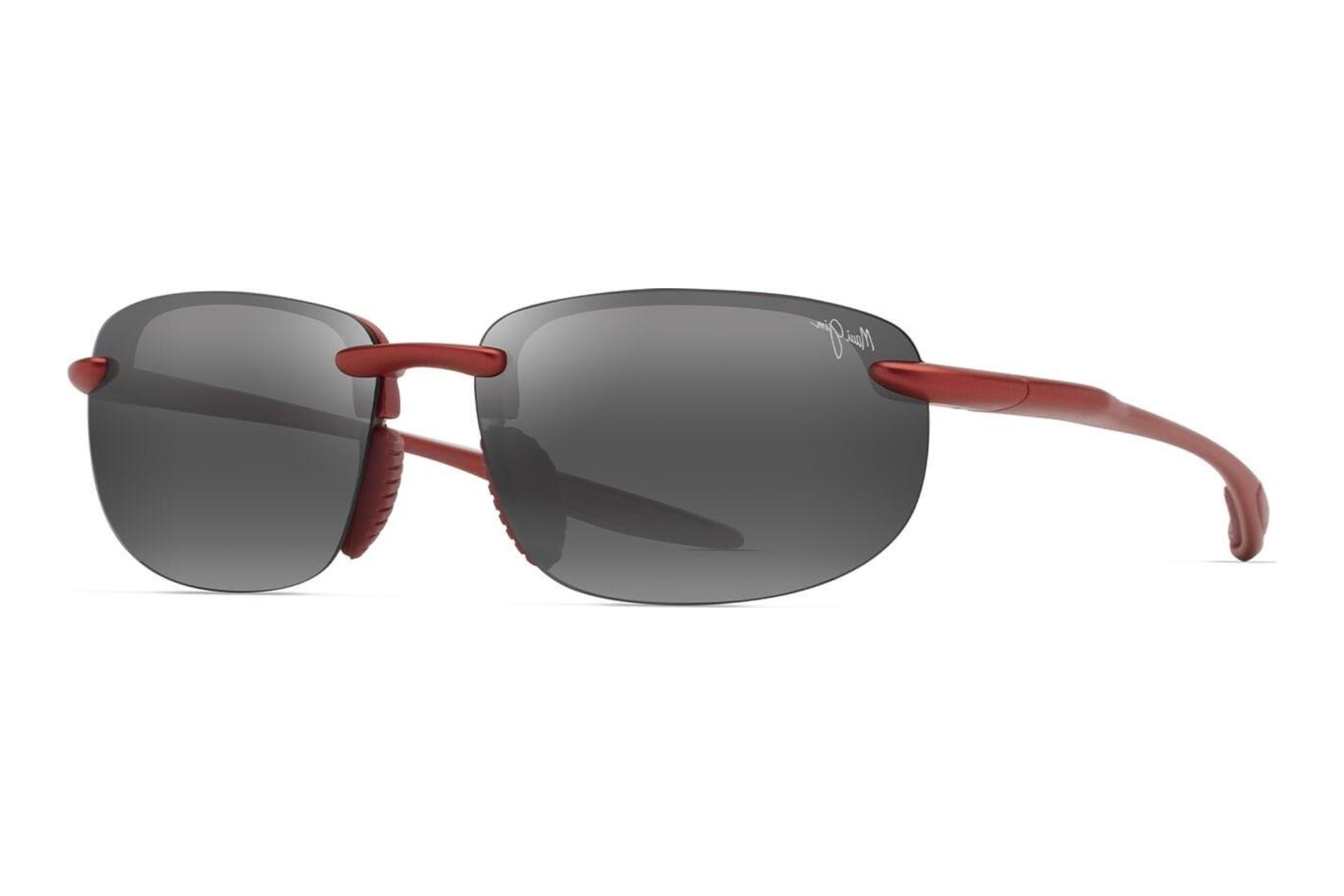 Maui Jim Hookipa Ultra Af 677-04 Neutral GreyMetal Matte Red Maui Jim Hookipa Ultra Af 677-04 Neutral GreyMetal Matte Red