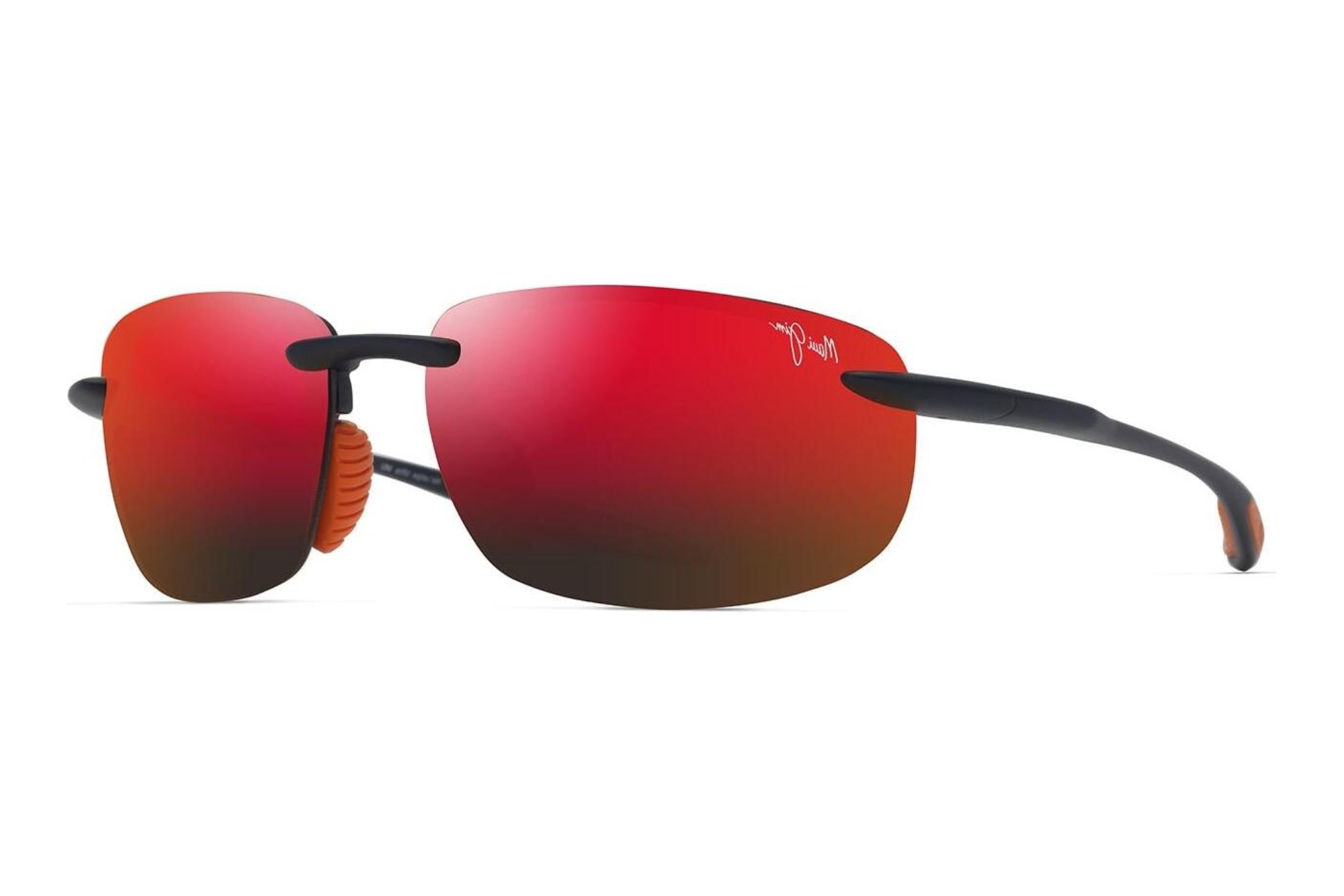 Maui Jim Hookipa Ultra RM676-03A Hawaii Lava ™Matte Solid Dark Blue w/Orange Maui Jim Hookipa Ultra RM676-03A Hawaii Lava ™Matte Solid Dark Blue w/Orange