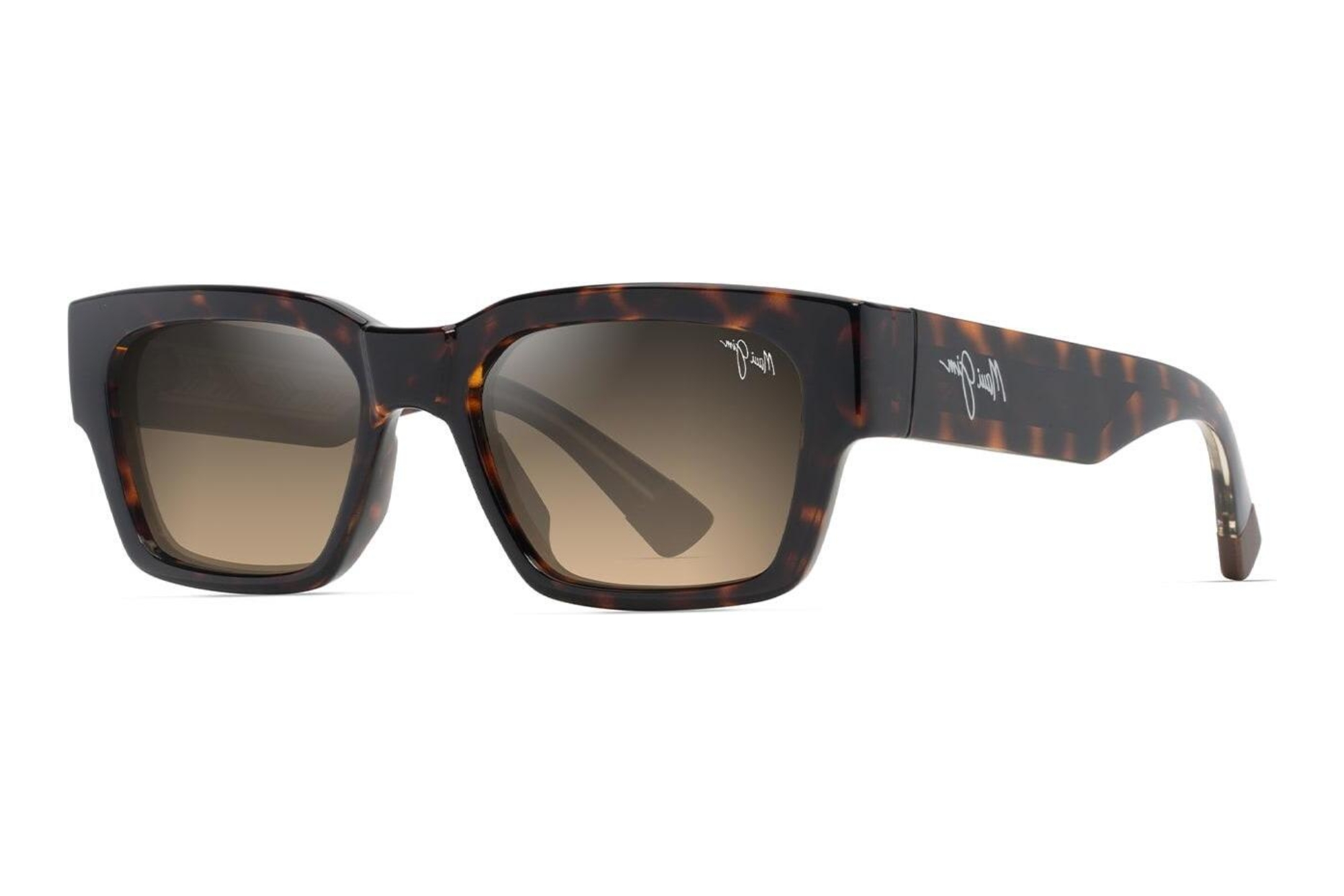 Maui Jim Kenui HS642-10 HCL® BronzeShiny Dark Havana w/Trans Yllw Maui Jim Kenui HS642-10 HCL® BronzeShiny Dark Havana w/Trans Yllw