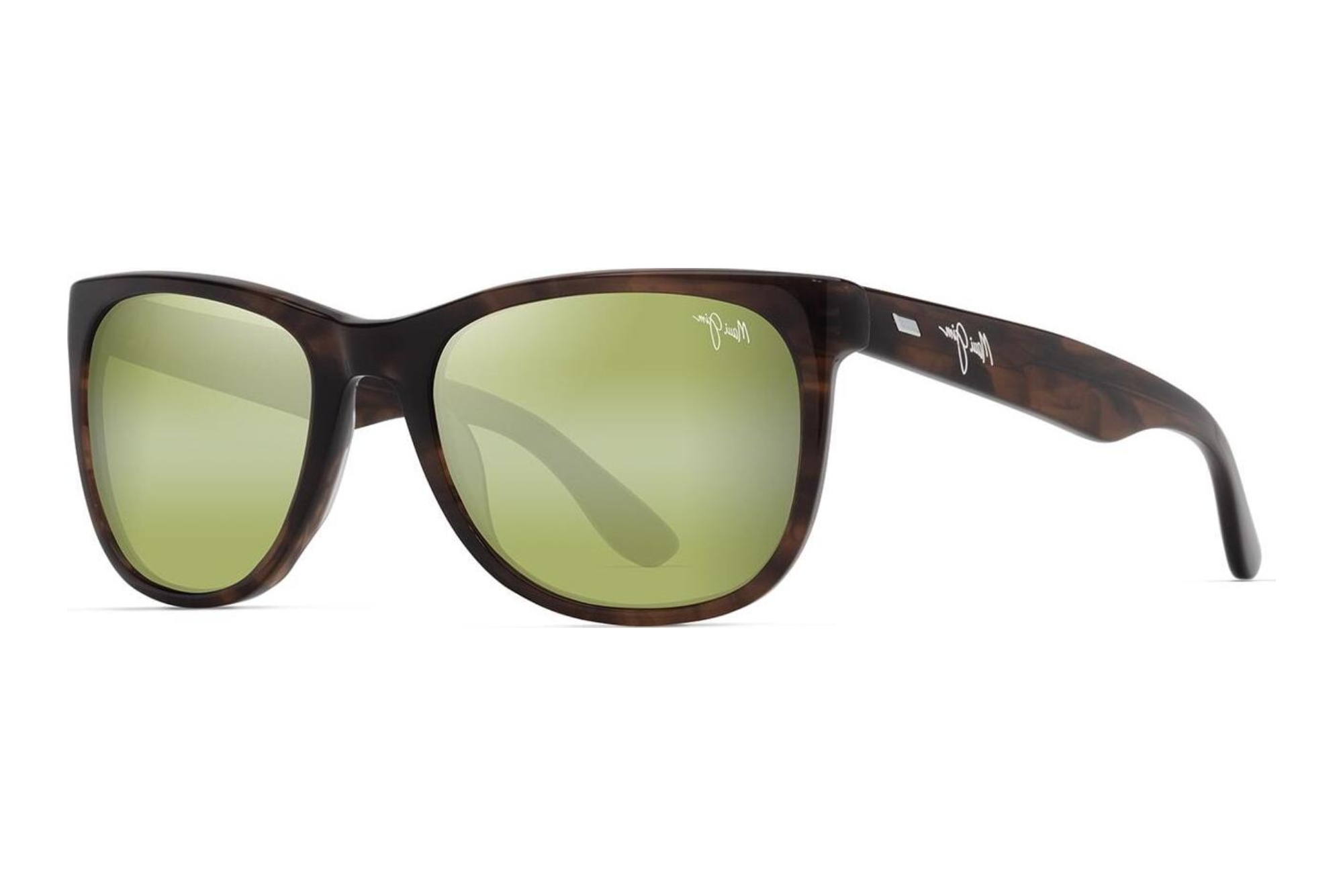 Maui Jim Kikonia XL HT693-10A Maui HT™Shiny Melange Brown Havana Maui Jim Kikonia XL HT693-10A Maui HT™Shiny Melange Brown Havana