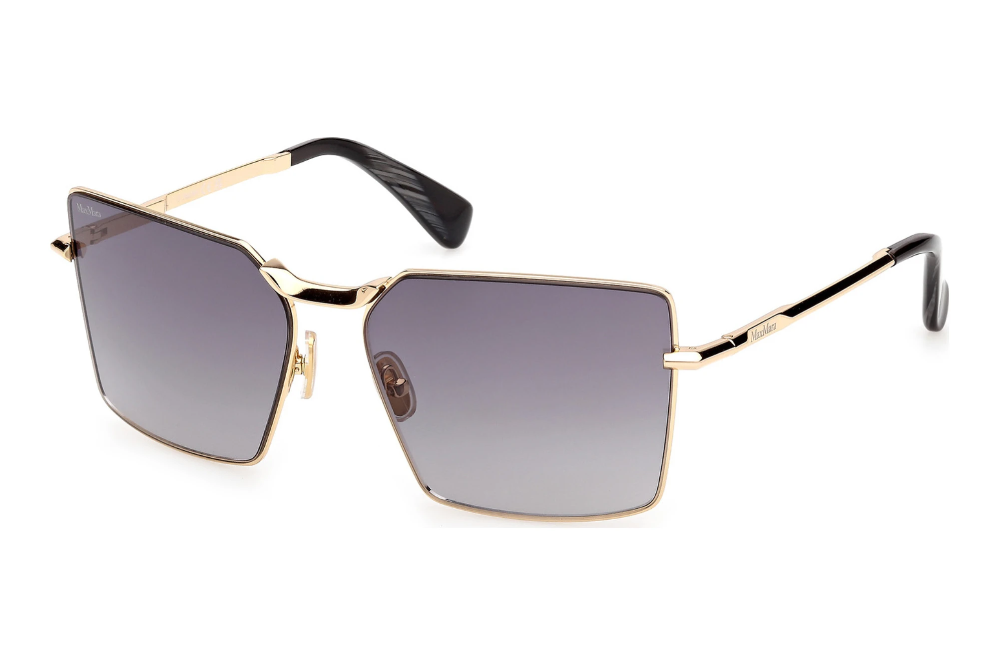 Max Mara MM0135 30B grau verlaufendGlänzend Tiefgold Max Mara MM0135 30B grau verlaufendGlänzend Tiefgold