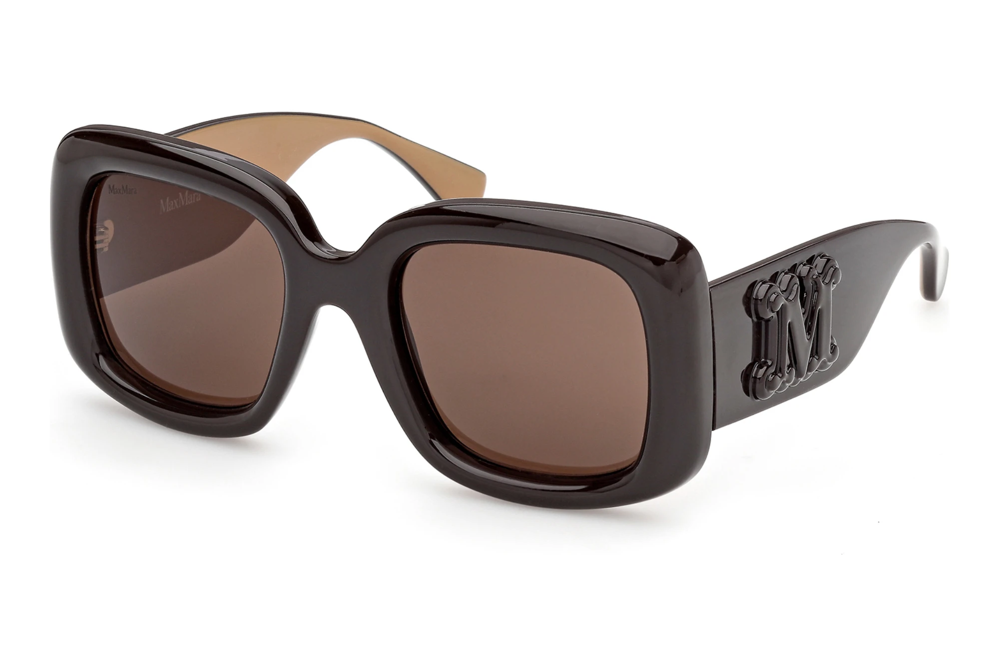 Max Mara MM0207 50E braunHellbraun /Einfarbig Max Mara MM0207 50E braunHellbraun /Einfarbig