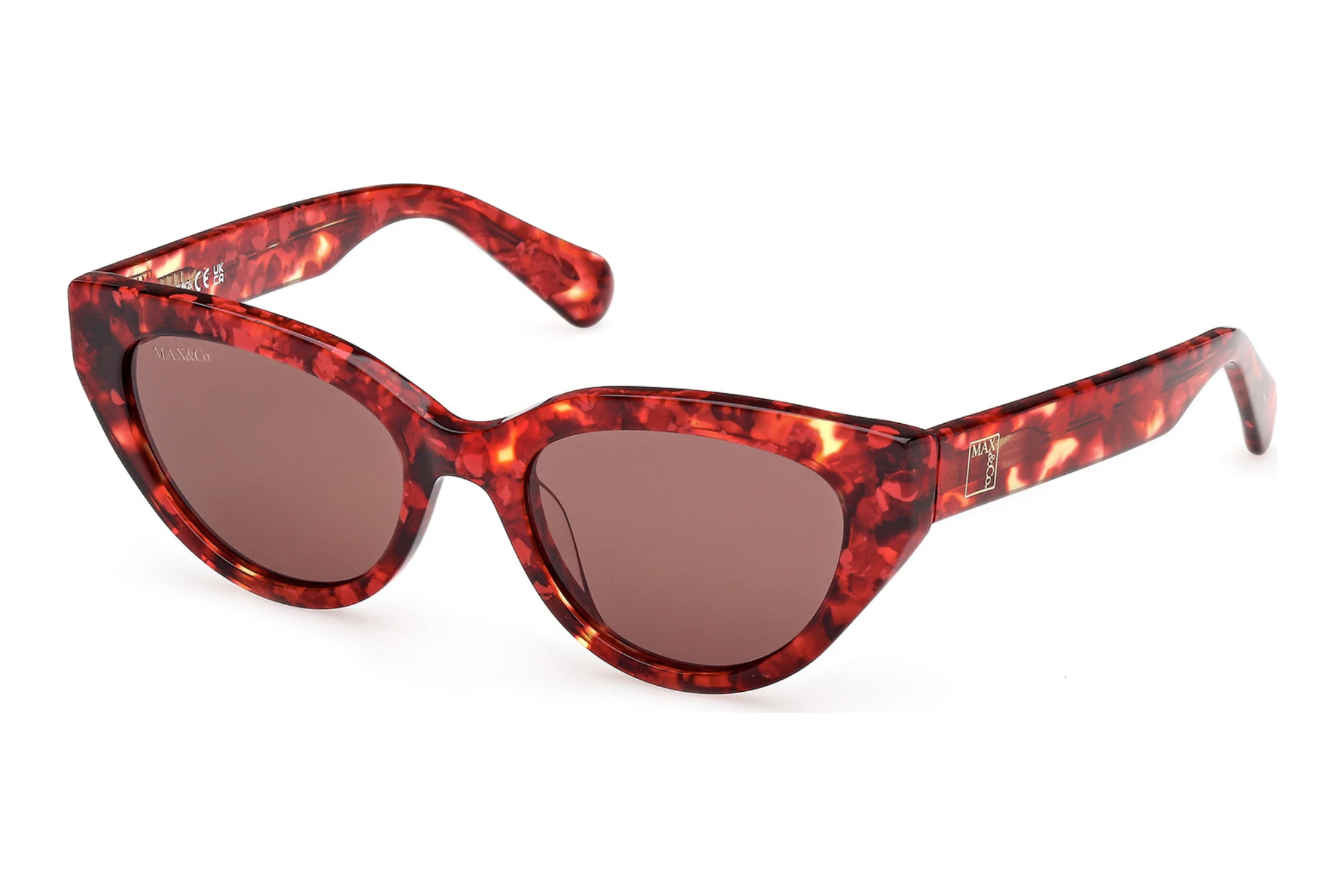 Max & Co. MO0127 54E braunRot Havanna Max & Co. MO0127 54E braunRot Havanna
