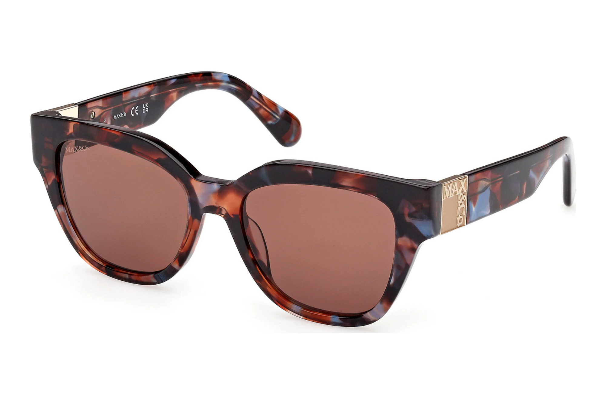 Max & Co. MO0138 54E braunRot Havanna Max & Co. MO0138 54E braunRot Havanna