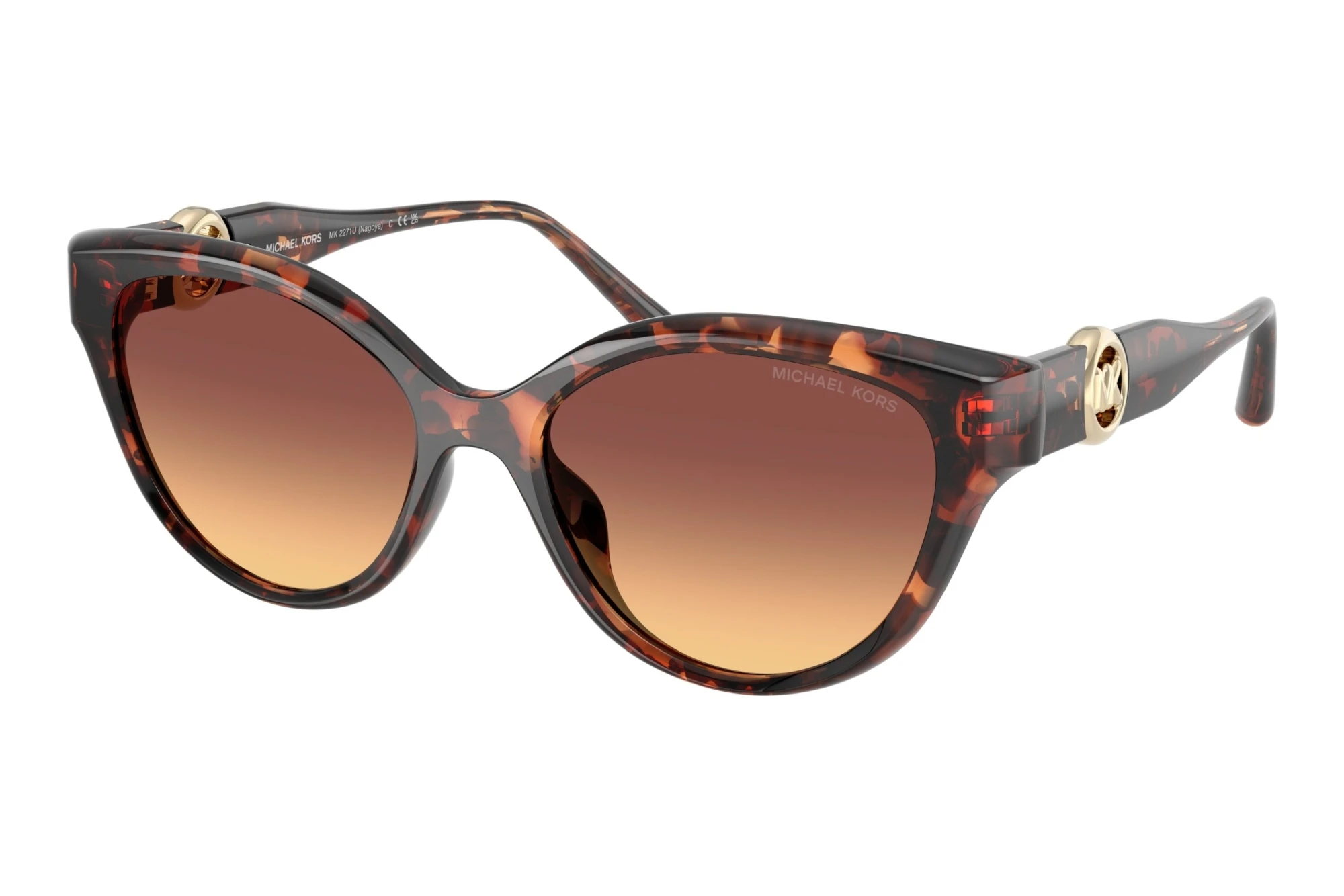 Michael Kors MK2271U 403178 Brown GradientLuggage Tortoise Michael Kors MK2271U 403178 Brown GradientLuggage Tortoise