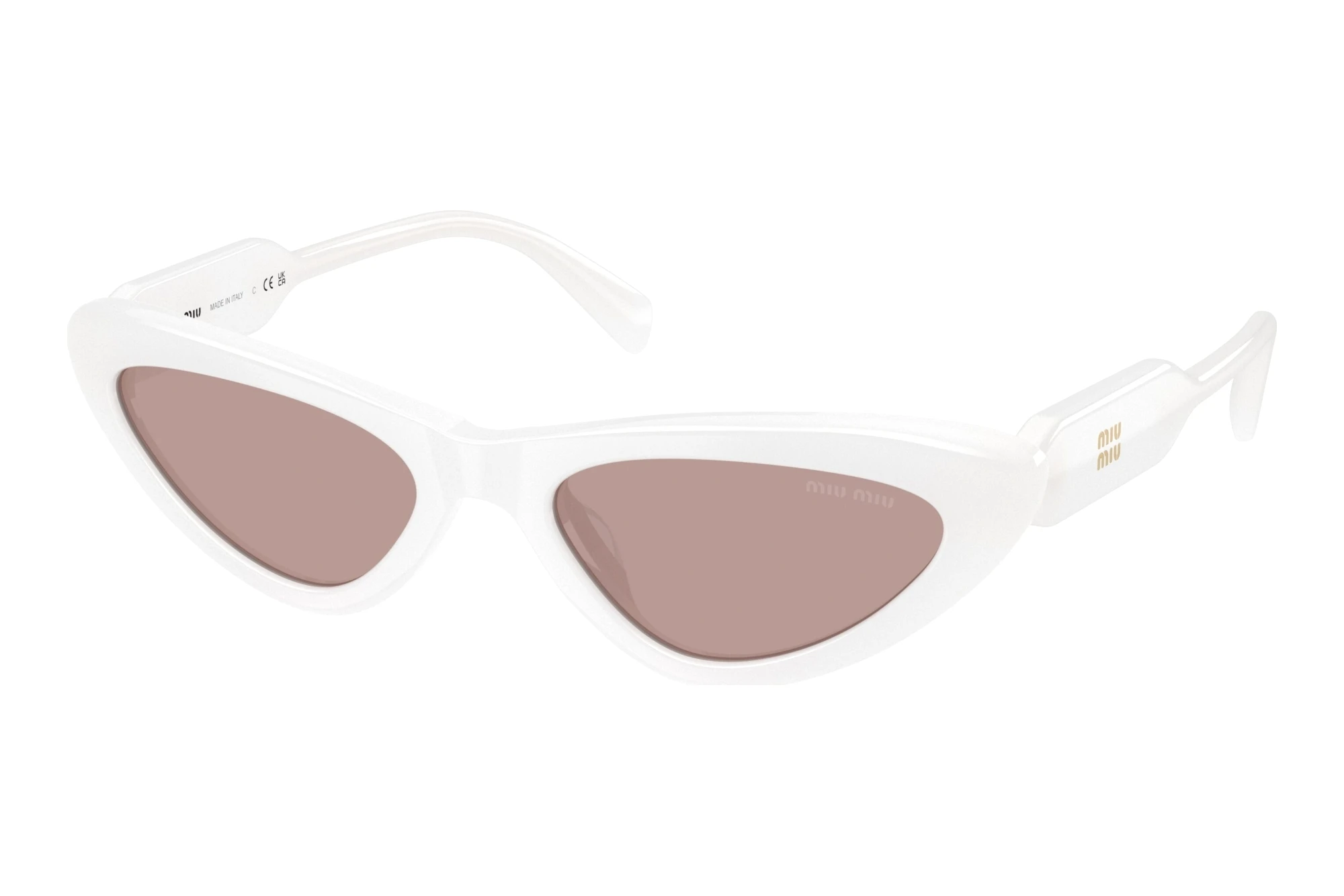 Miu Miu MU B11SU 20M20I Light Purple BrownOpal White Miu Miu MU B11SU 20M20I Light Purple BrownOpal White