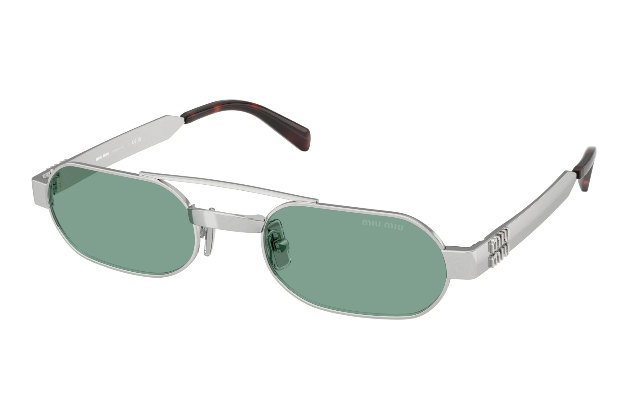 Miu Miu MU B52S 21M40Y GreenAncient Silver Miu Miu MU B52S 21M40Y GreenAncient Silver