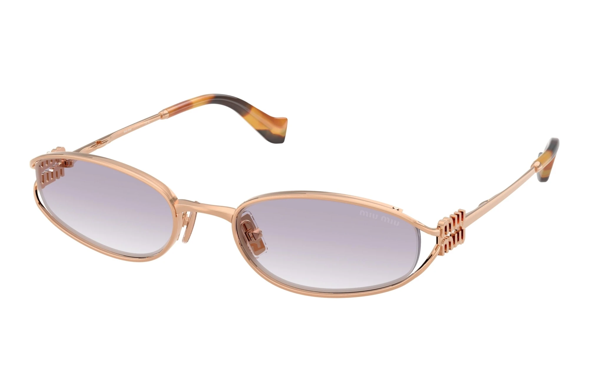Miu Miu MU C51S ZVF04O Clear Gradient Dark GreyRose Gold Miu Miu MU C51S ZVF04O Clear Gradient Dark GreyRose Gold