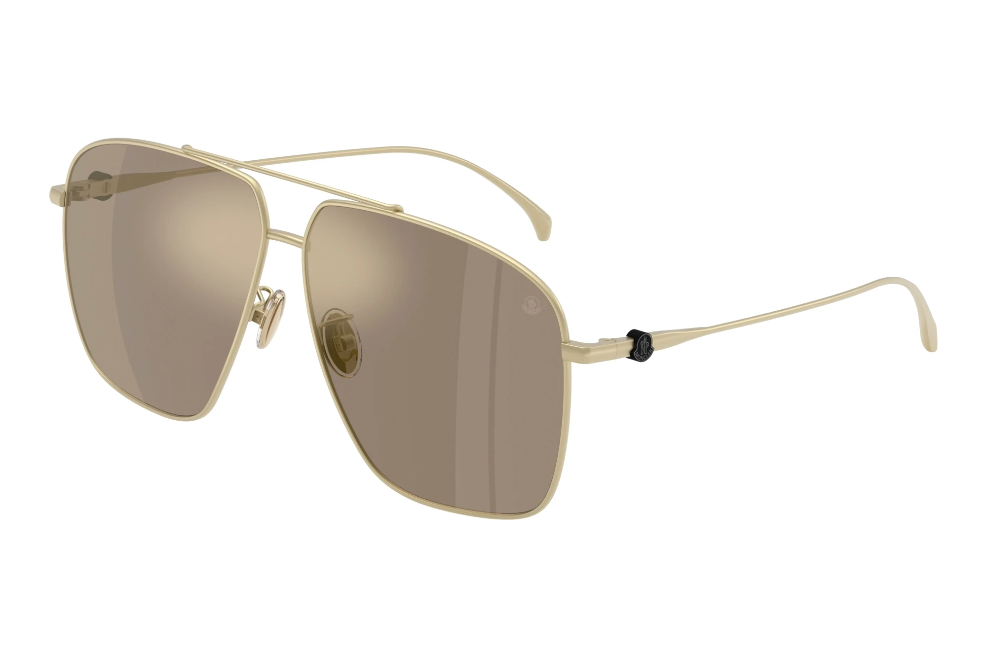 Moncler ME4020T 10245A Light Brown Mirror GoldMatte Pale Gold Moncler ME4020T 10245A Light Brown Mirror GoldMatte Pale Gold