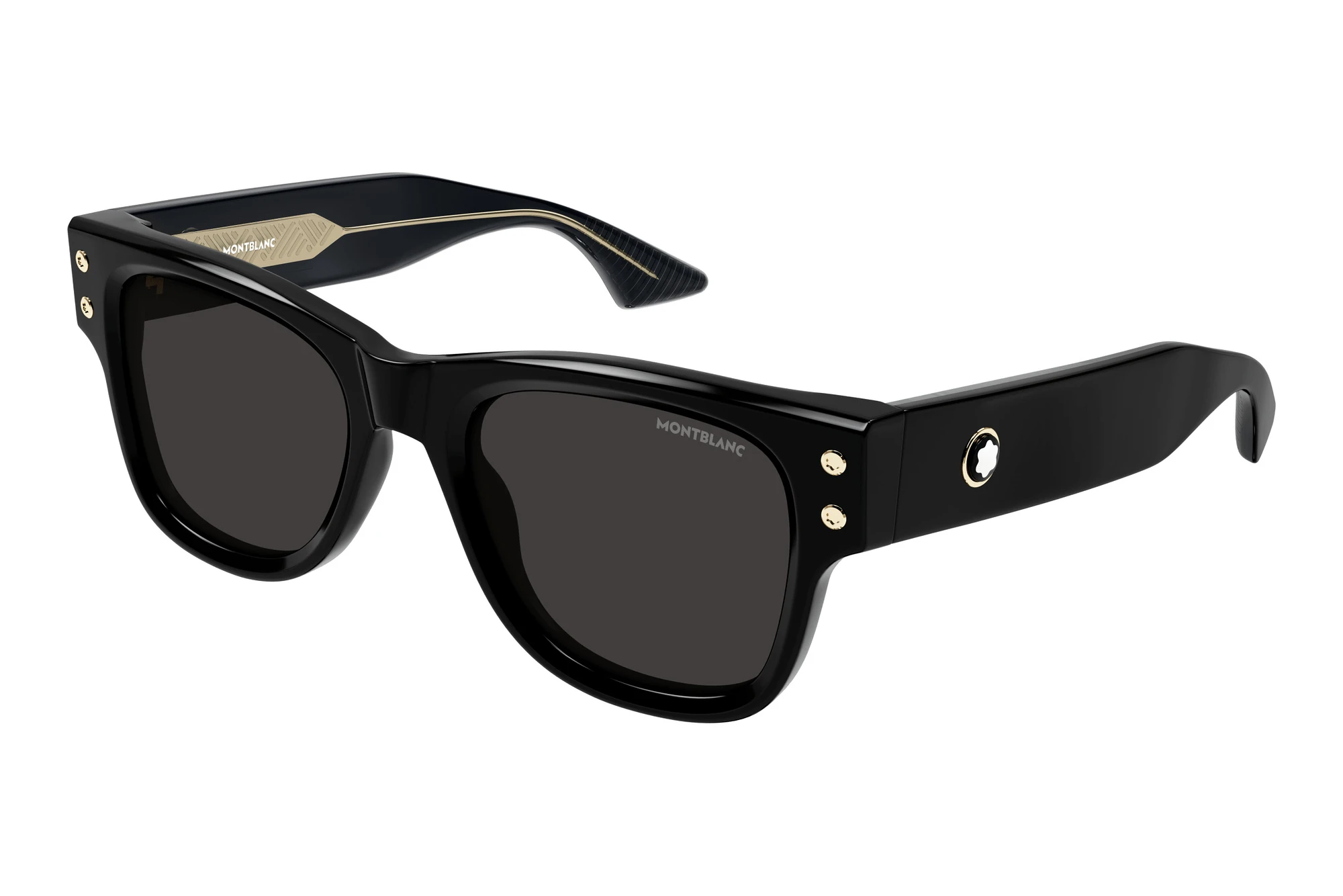Mont Blanc MB0381S 001 BLACK Mont Blanc MB0381S 001 BLACK