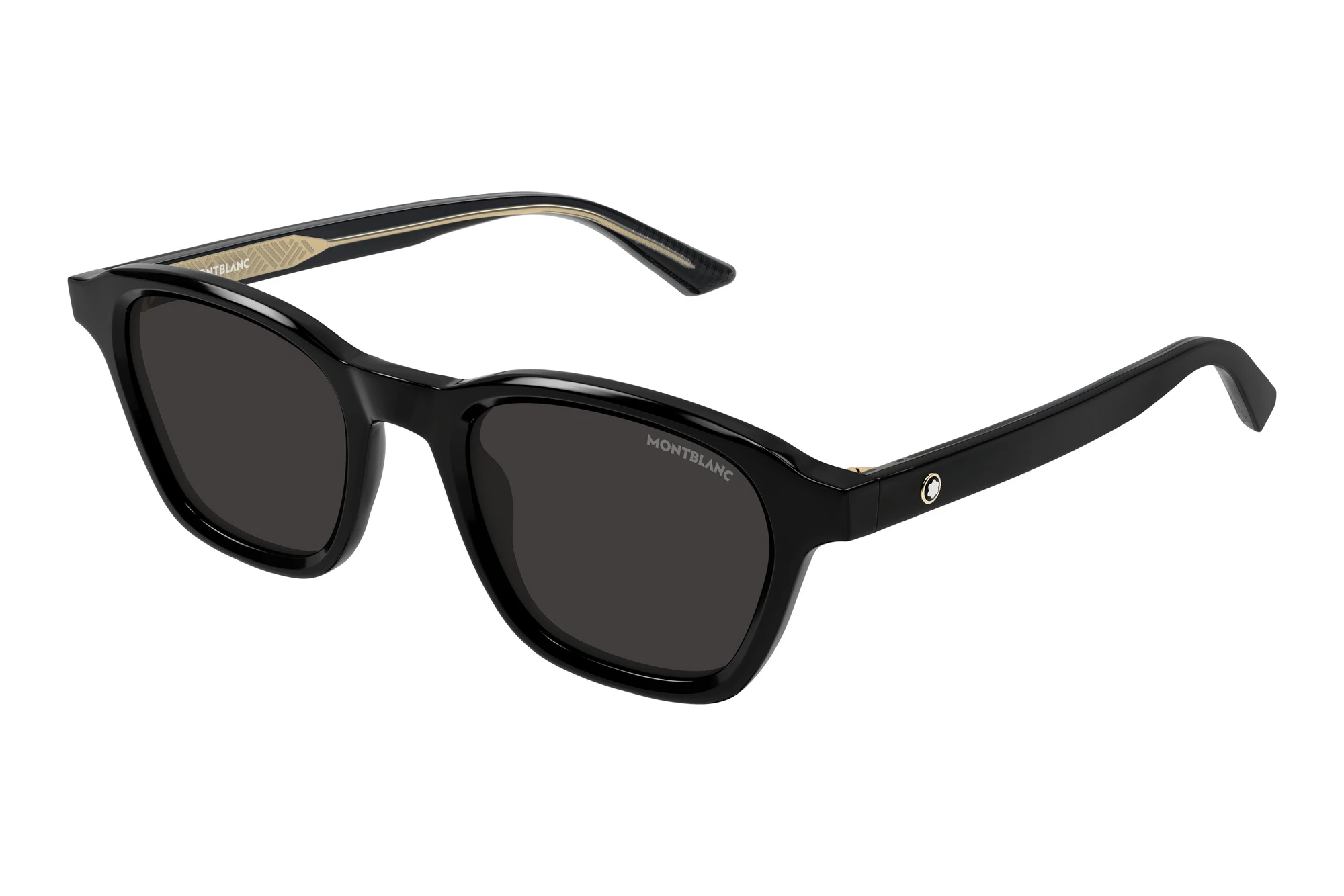 Mont Blanc MB0384S 001 BLACK Mont Blanc MB0384S 001 BLACK