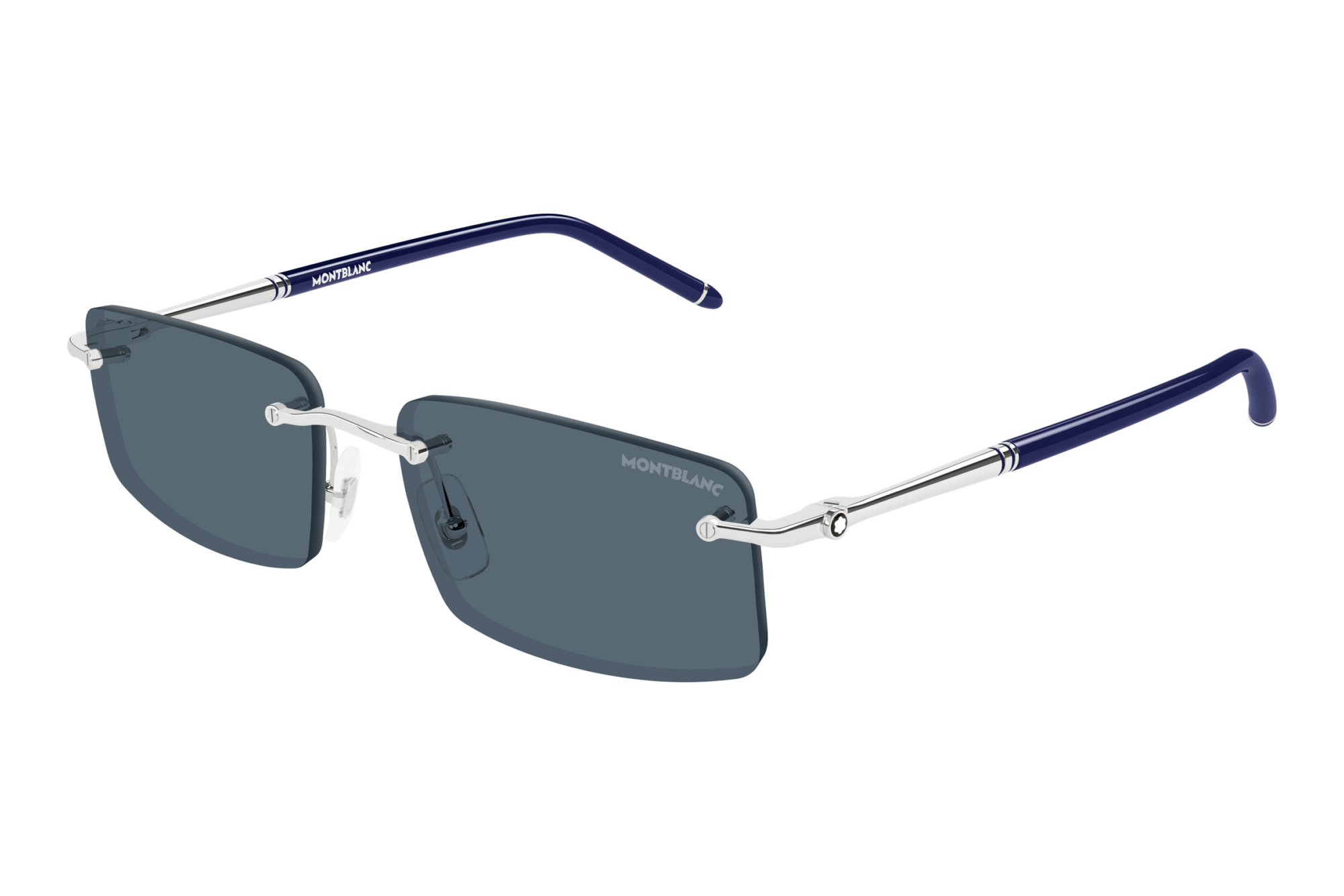 Mont Blanc MB0443S 003 SILVER Mont Blanc MB0443S 003 SILVER