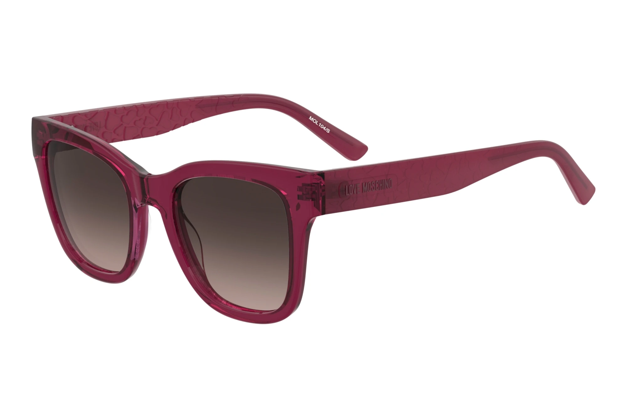 Moschino MOL104/S 8CQ/HA BROWN SHADEDCHERRY Moschino MOL104/S 8CQ/HA BROWN SHADEDCHERRY