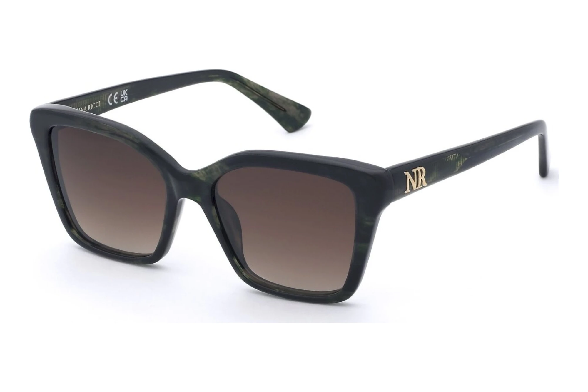 Nina Ricci SNR479 0VBB BROWN GRADIENT POWDERGREEN FANTASY Nina Ricci SNR479 0VBB BROWN GRADIENT POWDERGREEN FANTASY